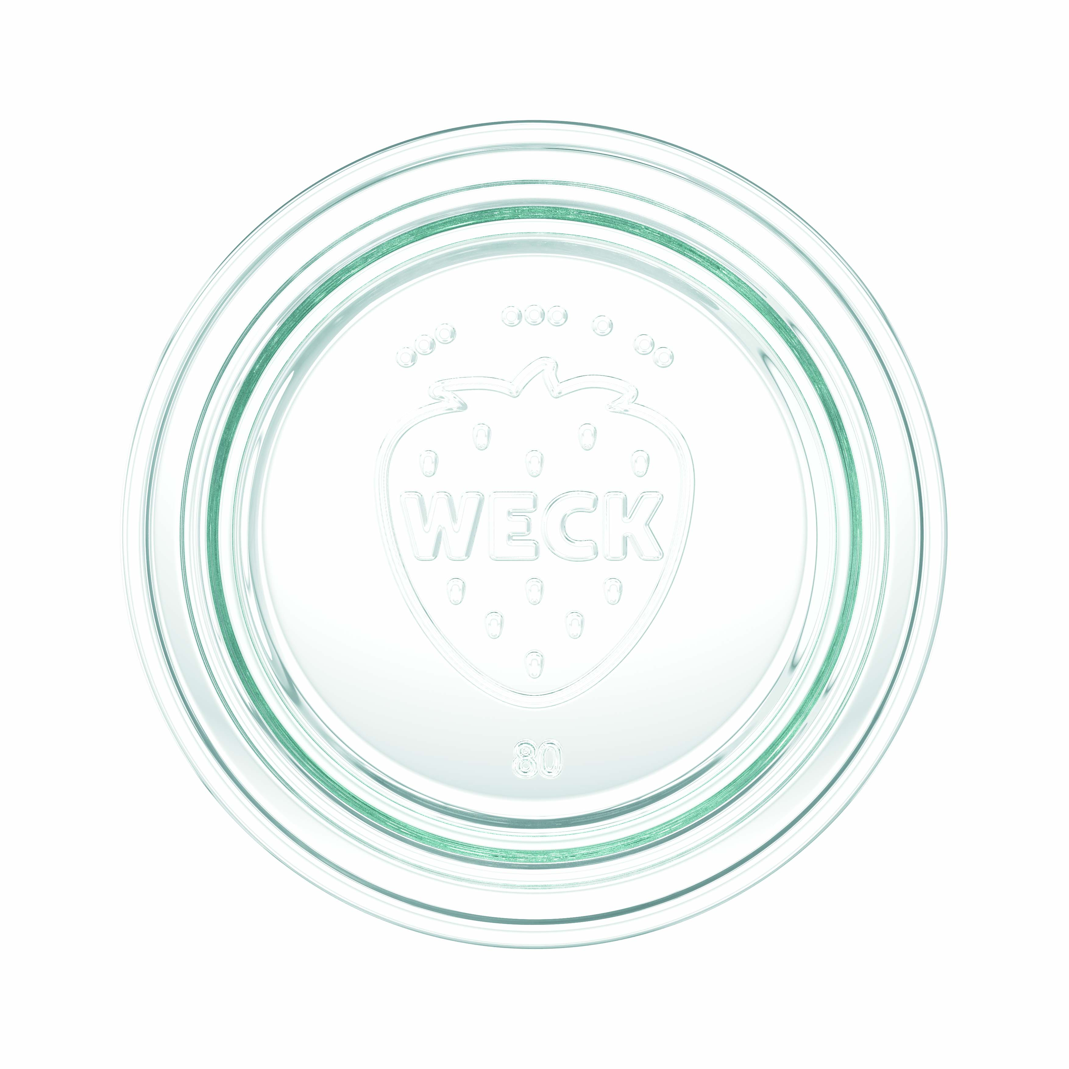 6x 370 ml WECK-tulipanglass med glasslokk RR 80