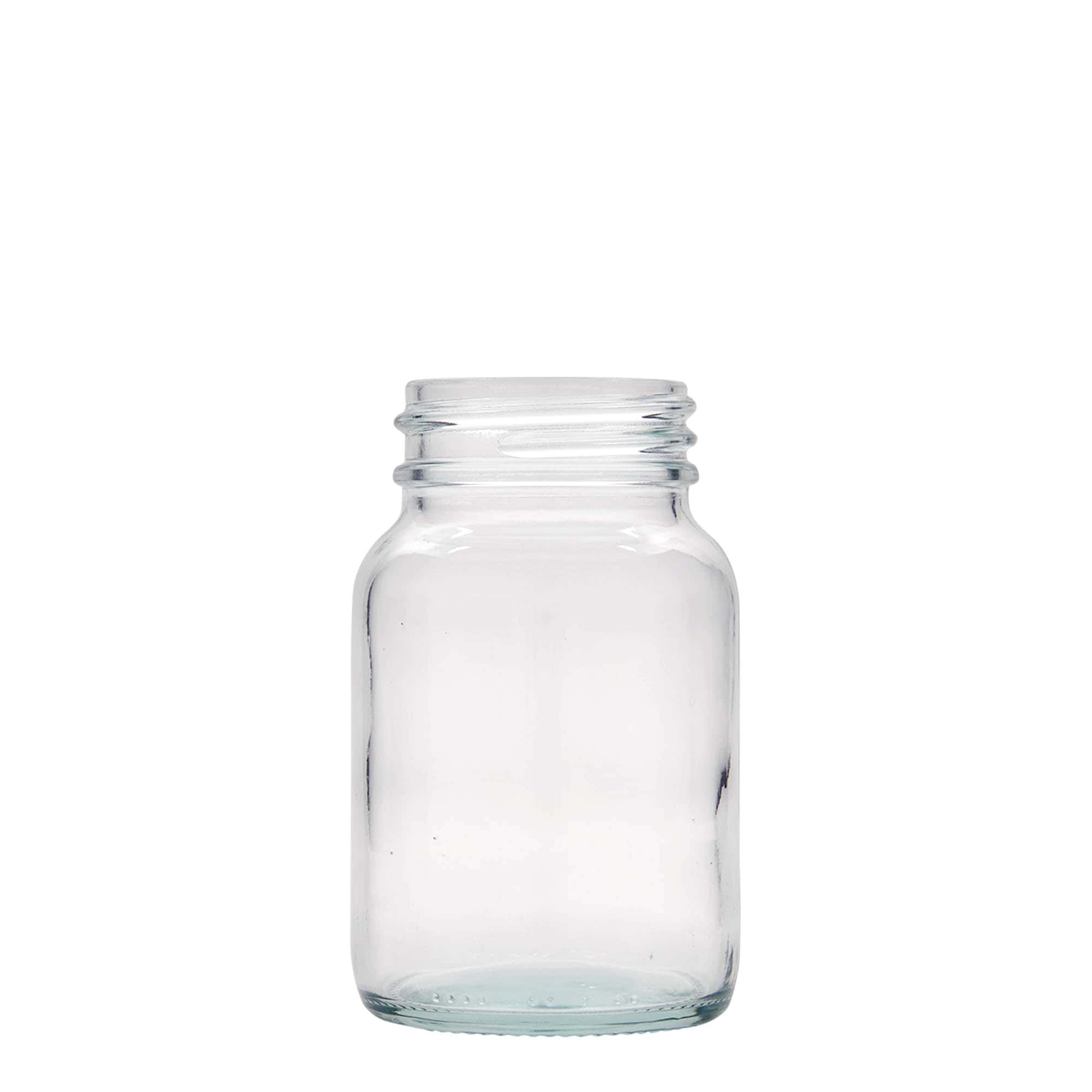 250 ml vidhalset glass, åpning: DIN 55