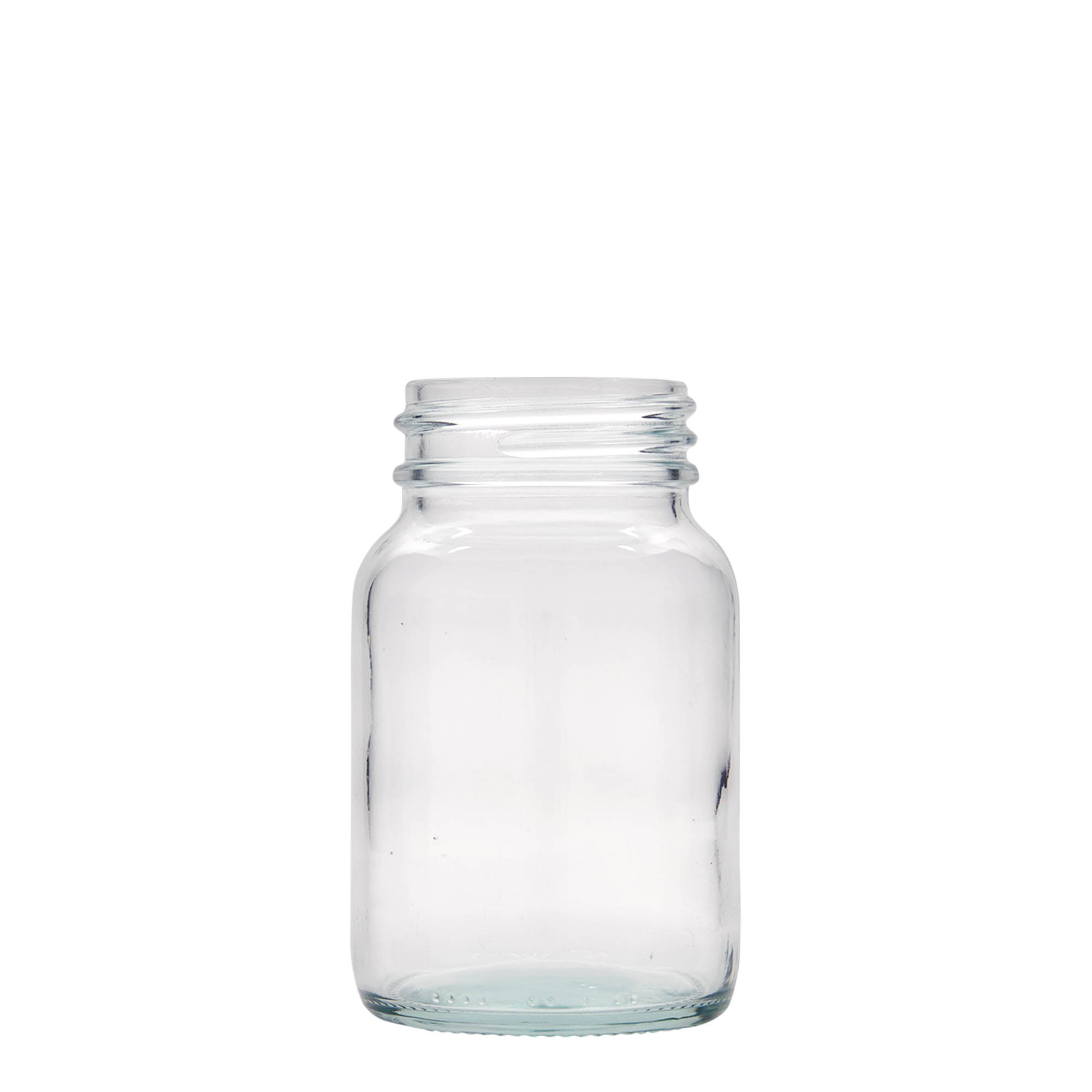 250 ml vid hals glass, åpning: DIN 55