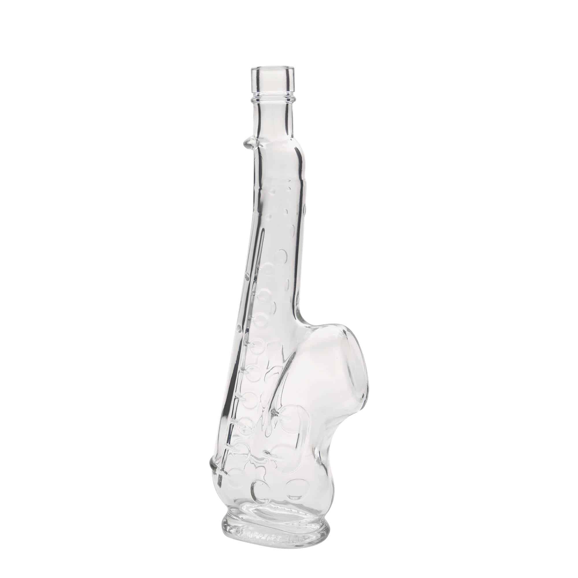 500 ml glassflaske "Saksofon", åpning: Kork