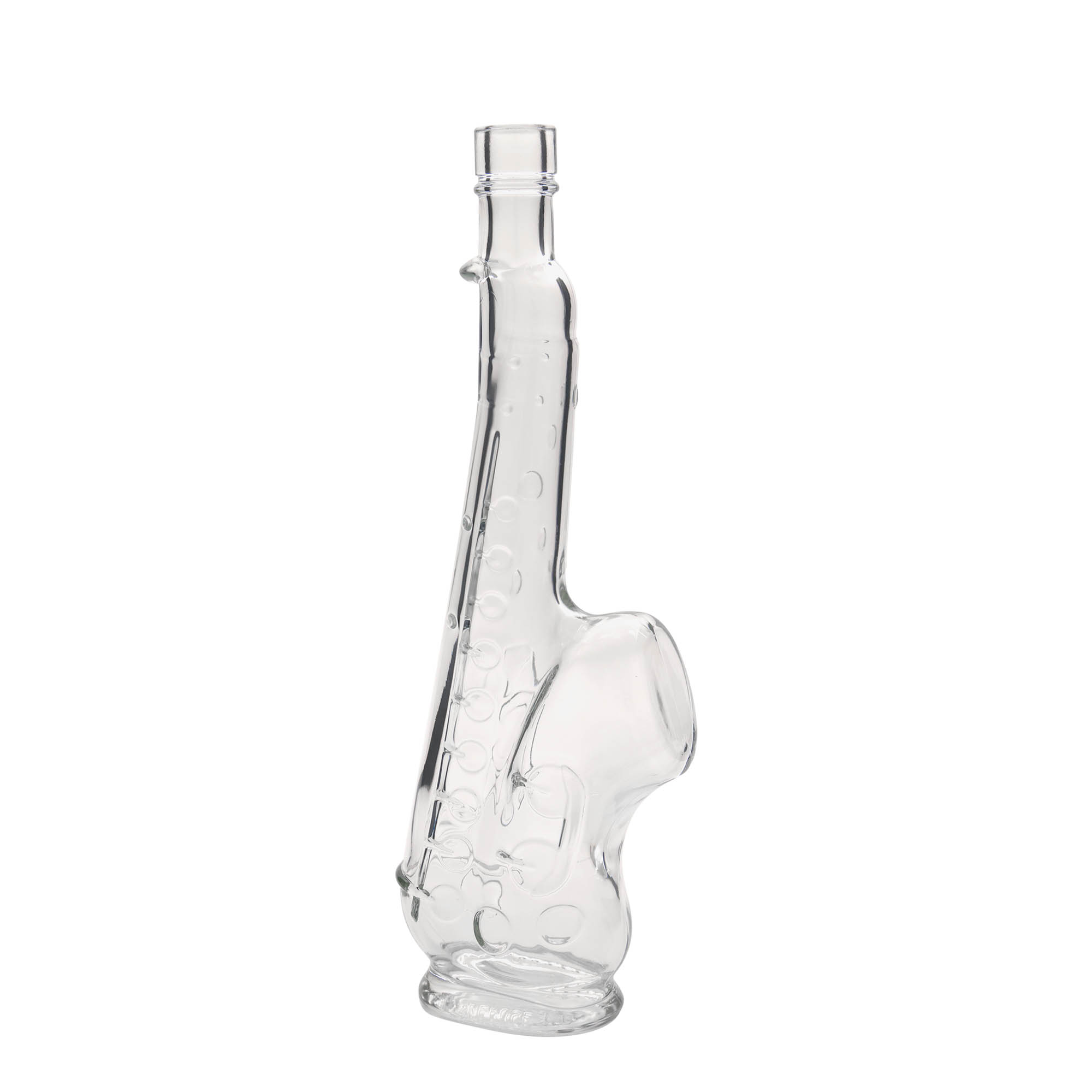 500 ml glassflaske 'Saksofon', åpning: kork