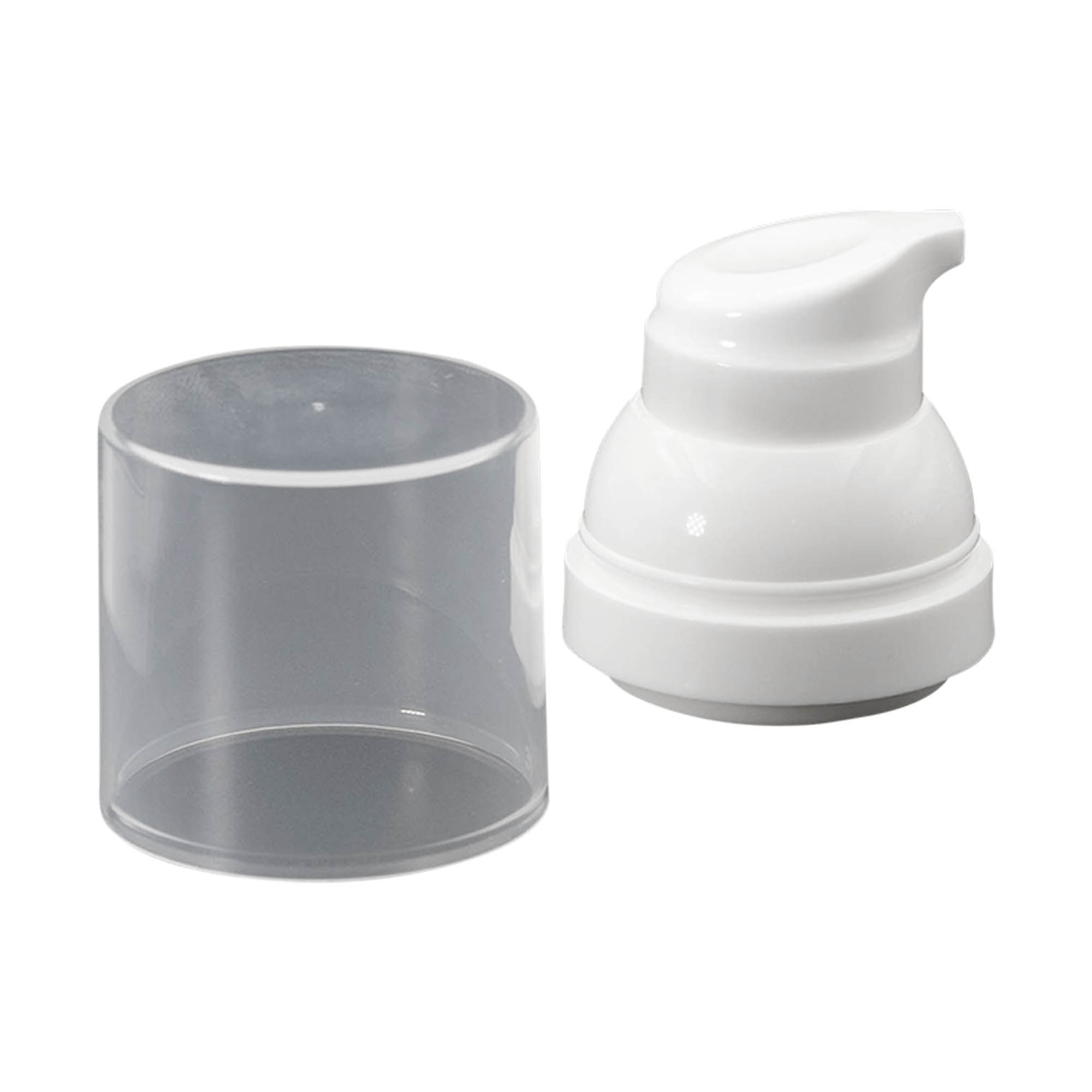 Airless dispenser pumpehode 'Mezzo', PP-plast, hvit Airless dispenser pumpehode 'Mezzo', PP-plast, hvit