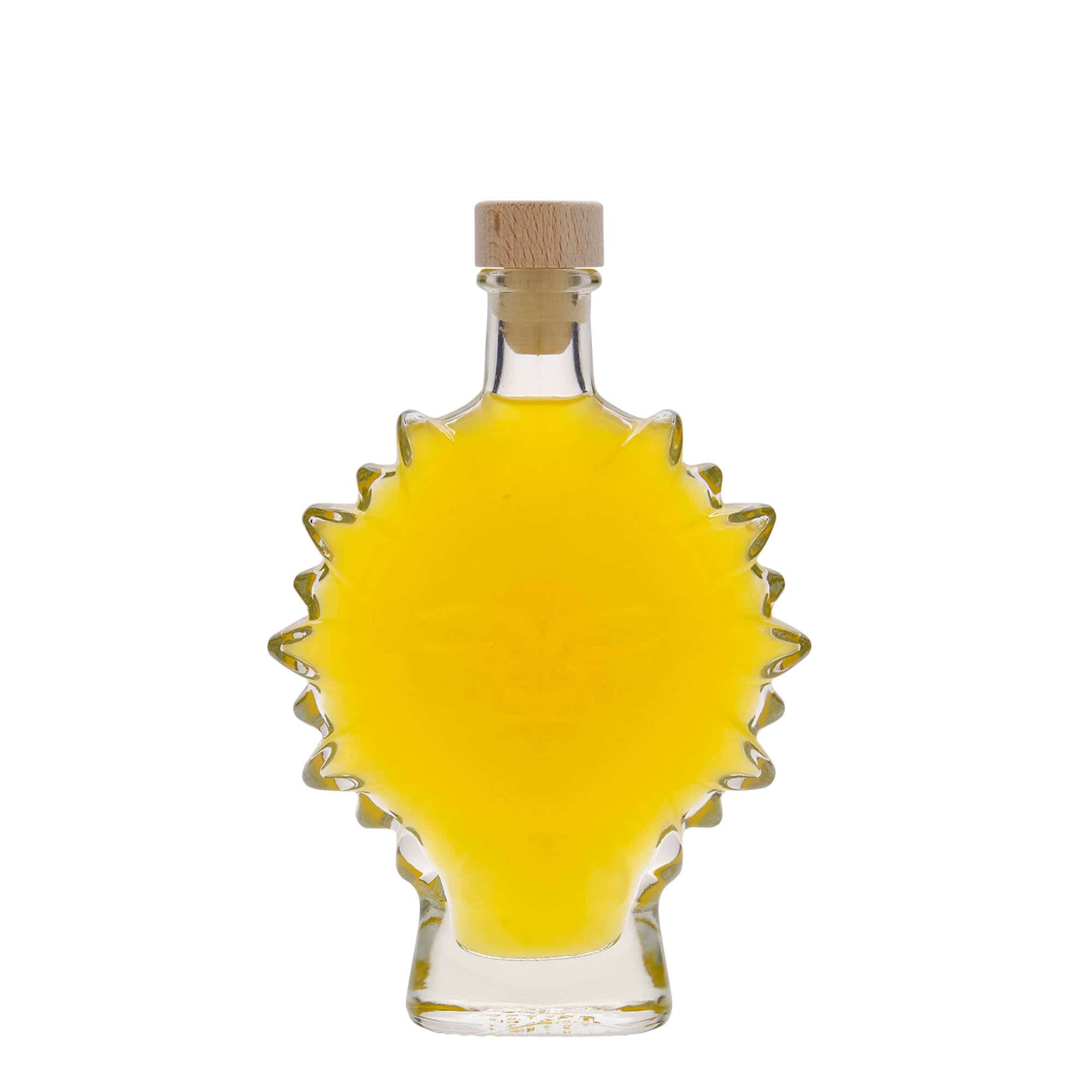 200 ml glassflaske 'Sonne', åpning: kork