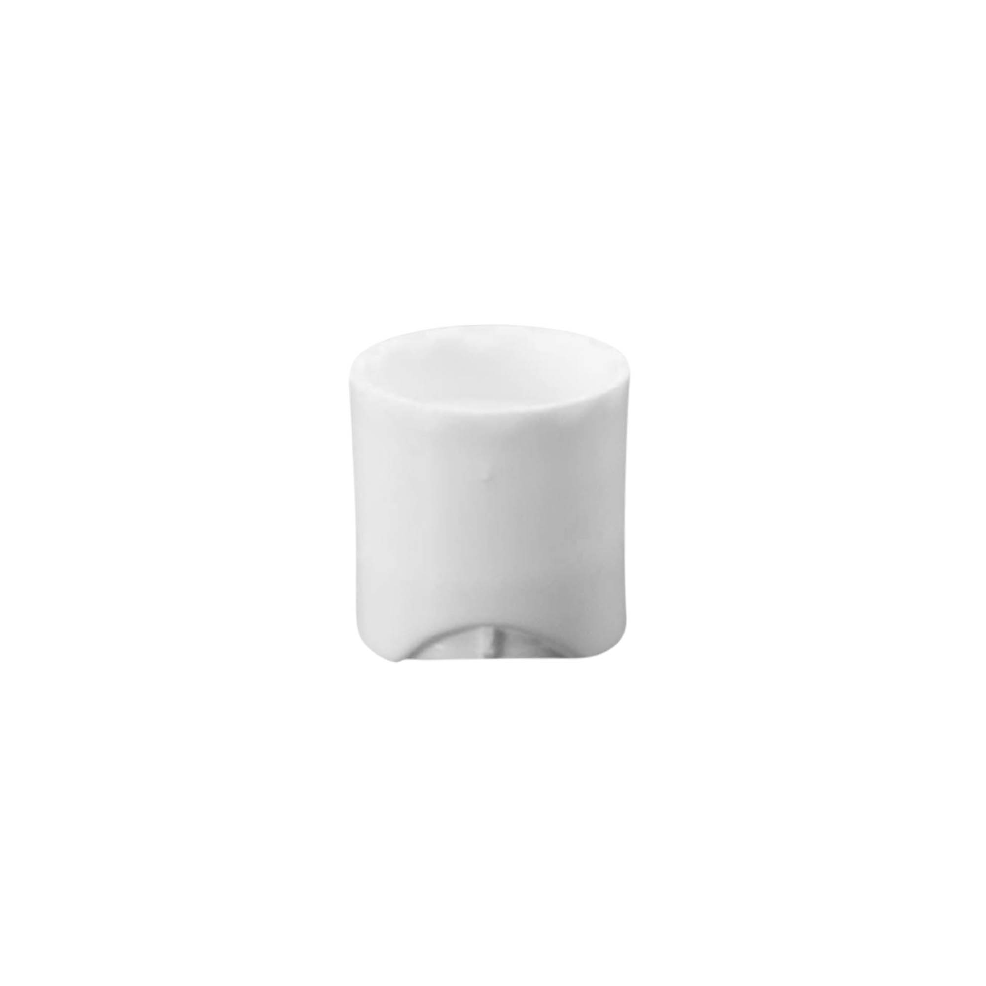 Skrukork Disc Top, PP-plast, hvit, for åpning: 20/410