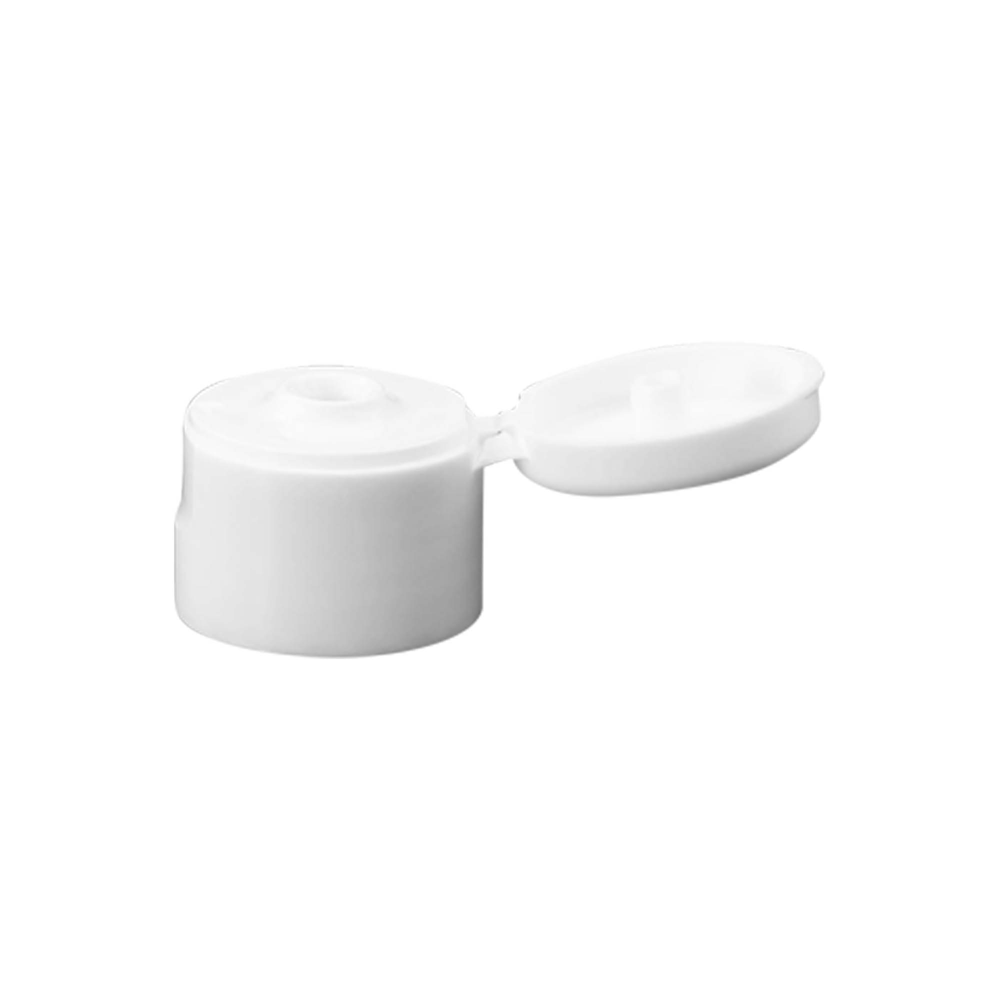 Skrukork med hengsel, PP-plast, hvit, for åpning: 24/410 Skrukork med hengsel, PP-plast, hvit, for åpning: 24/410