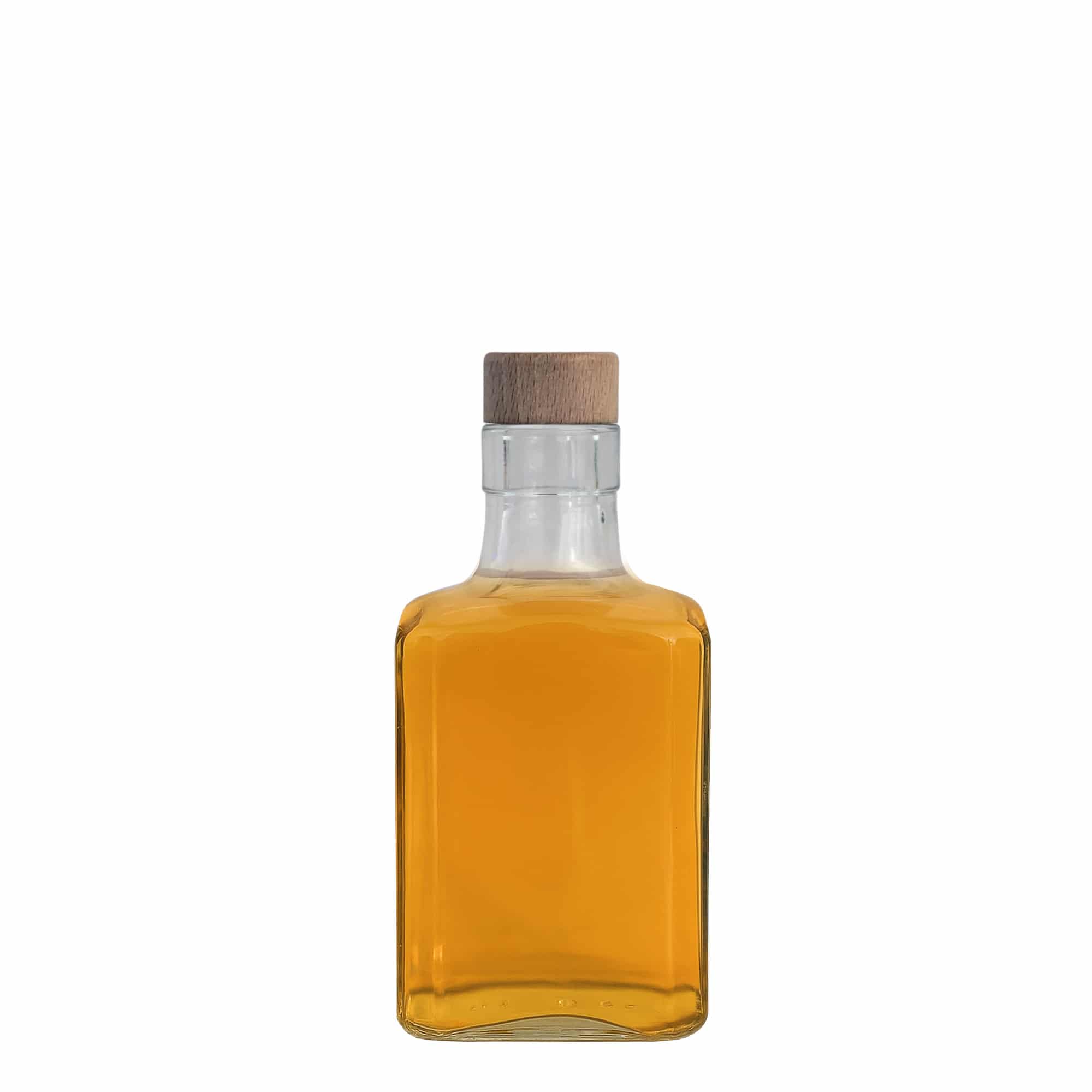 250 ml glassflaske 'Decanter Quadro Oberband', firkantet, åpning: kork