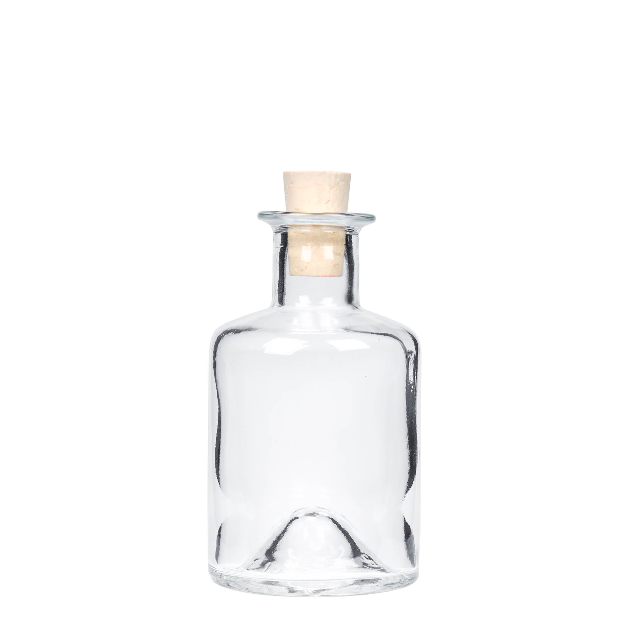 200 ml glassflaske apoteker, åpning: kork