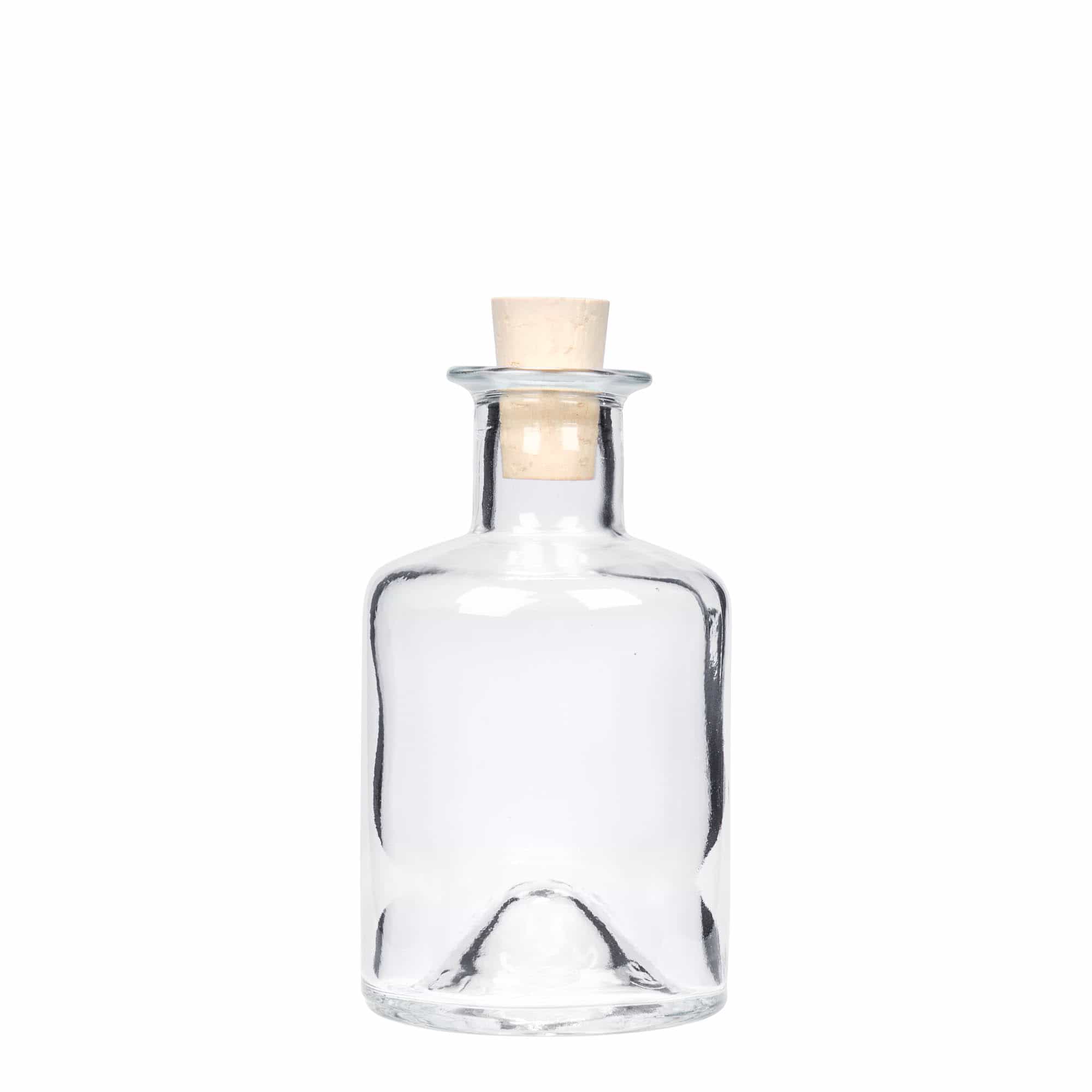 200 ml glassflaske apoteker, åpning: kork
