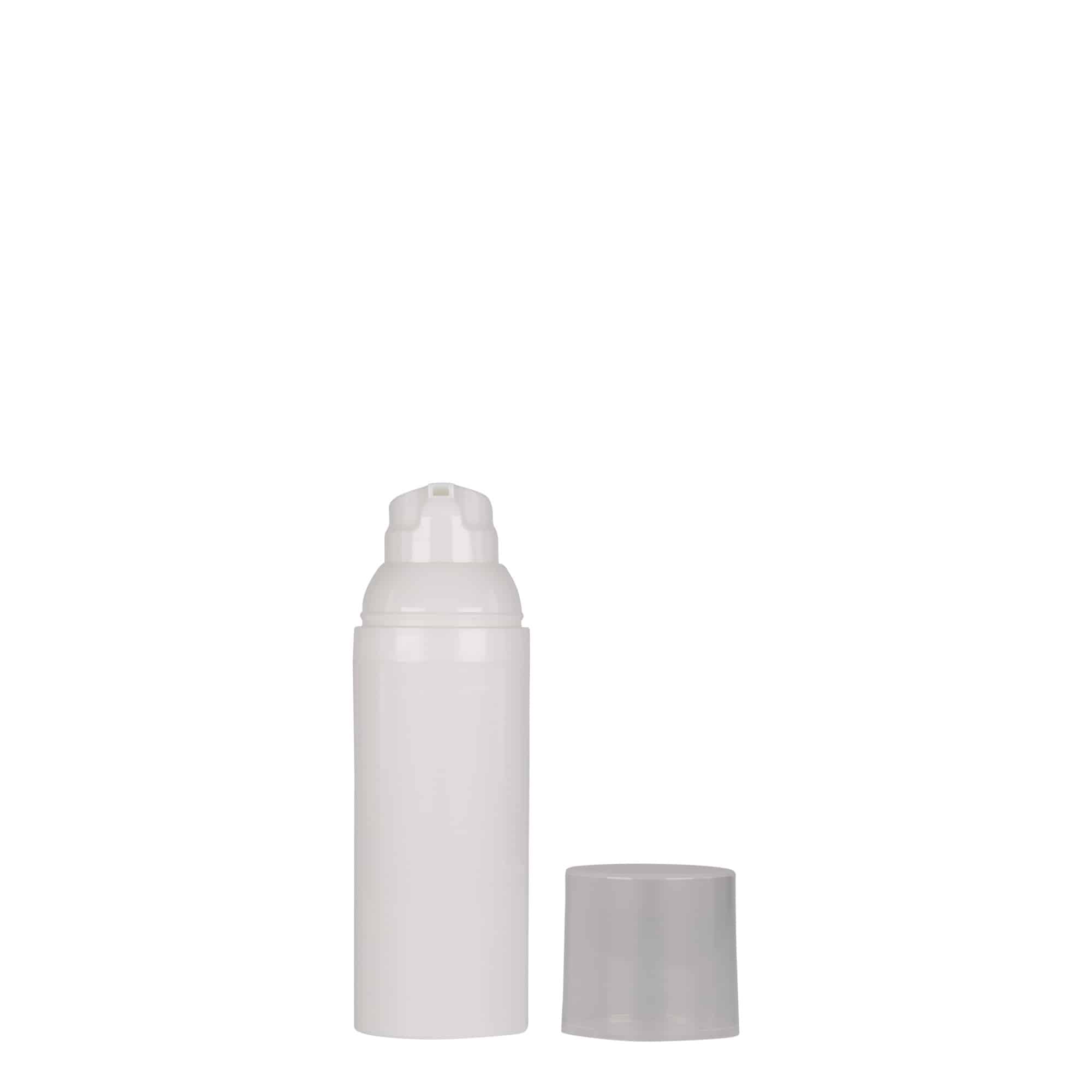 50 ml luftløs dispenser 'Mezzo', PP-plast, hvit