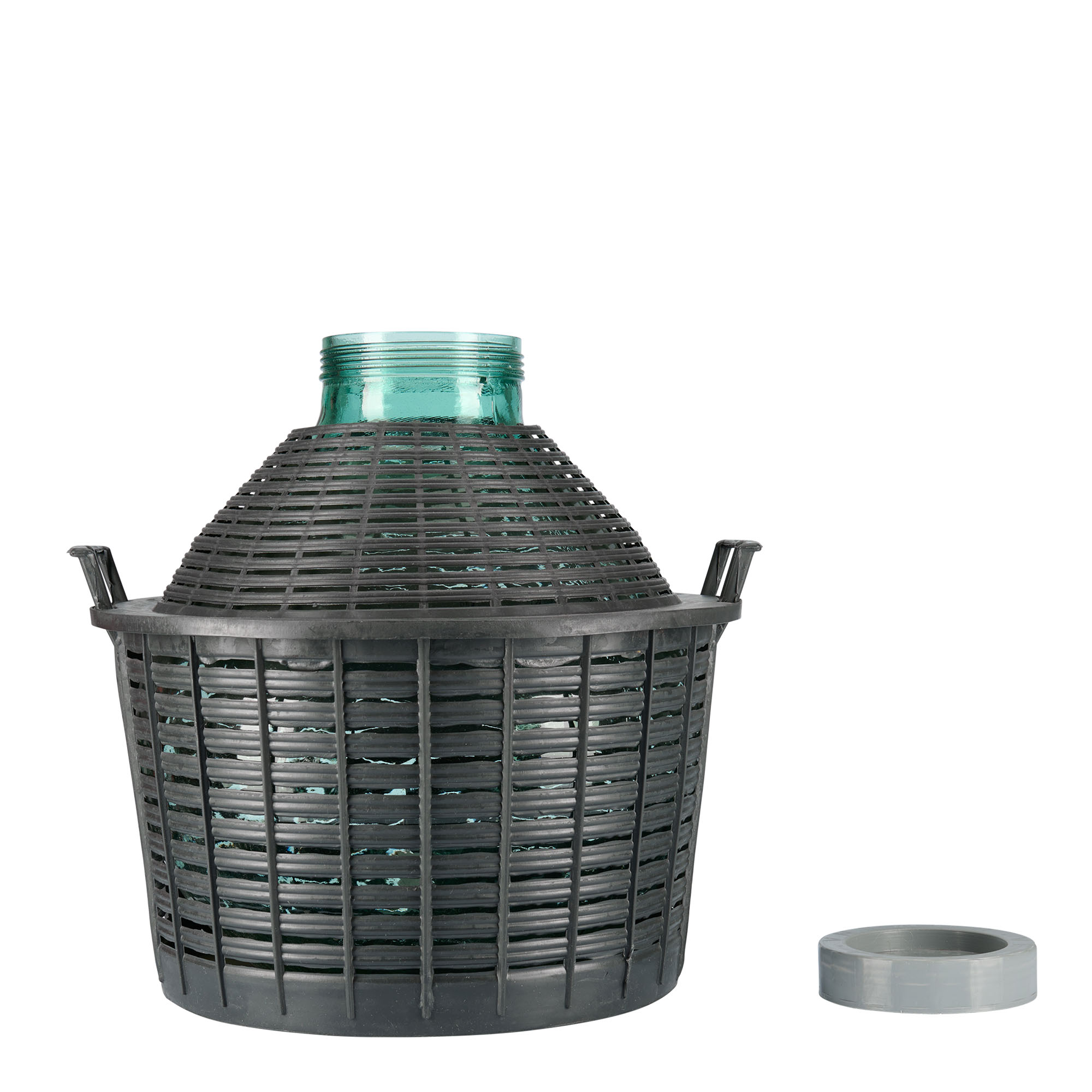 25 l ballongflaske med vid hals, glass, åpning: skrukork 25 l ballongflaske med vid hals, glass, åpning: skrukork