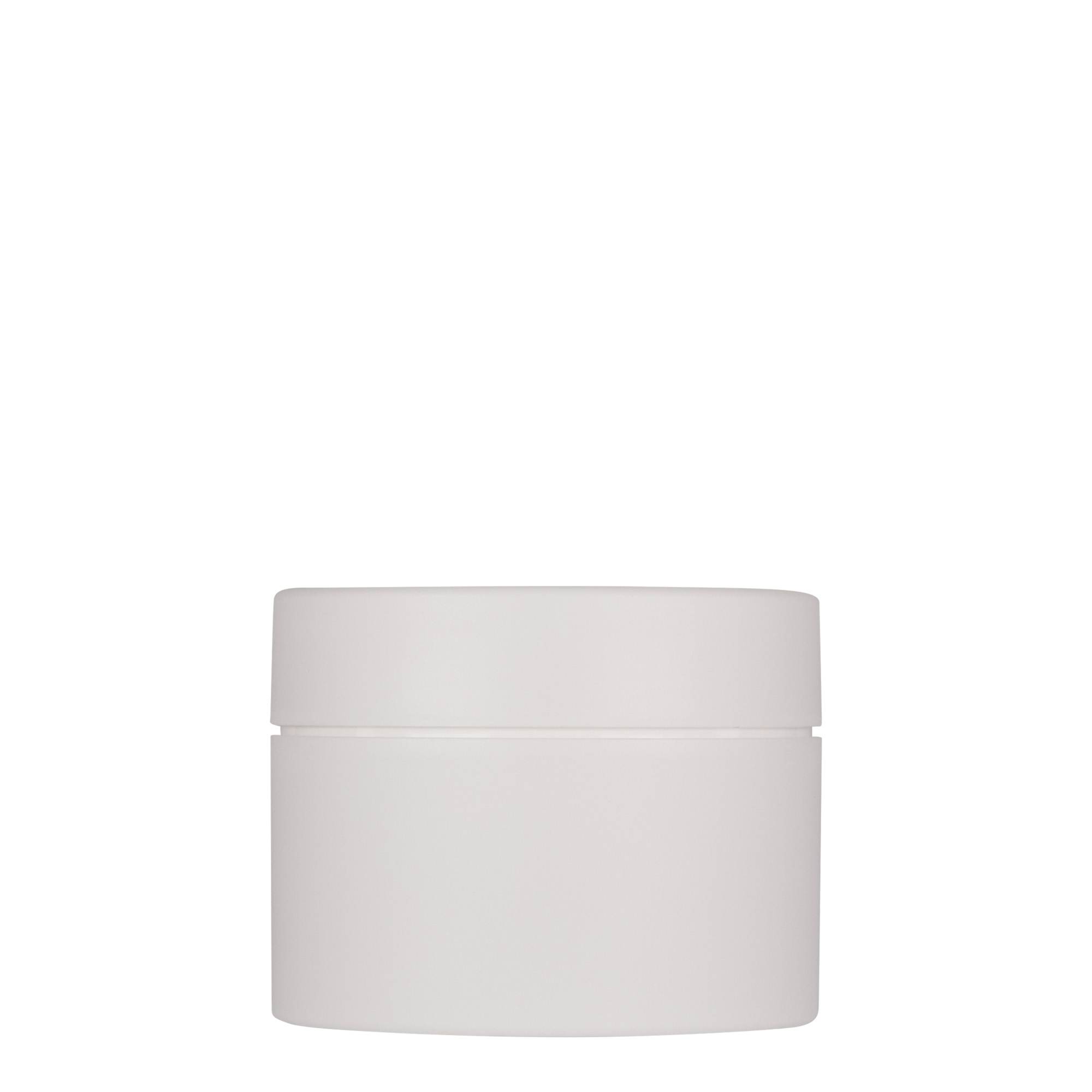 150 ml plastboks "Antonella", PP, hvit, åpning: Skrulokk