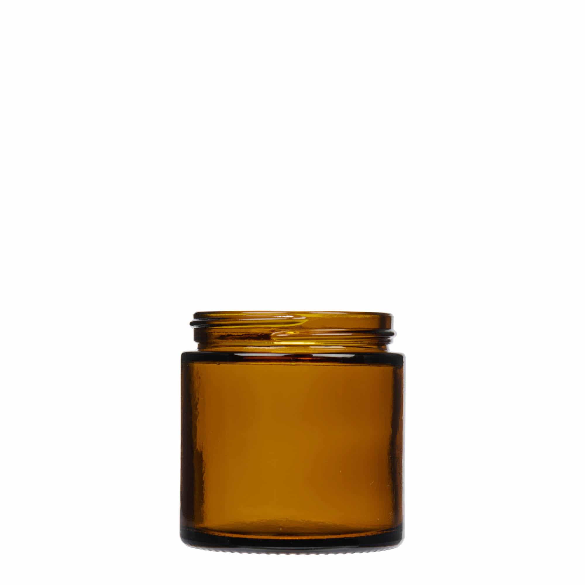 120 ml krukke "Brown Line", glass, brun, åpning: Skrulokk 120 ml krukke "Brown Line", glass, brun, åpning: Skrulokk