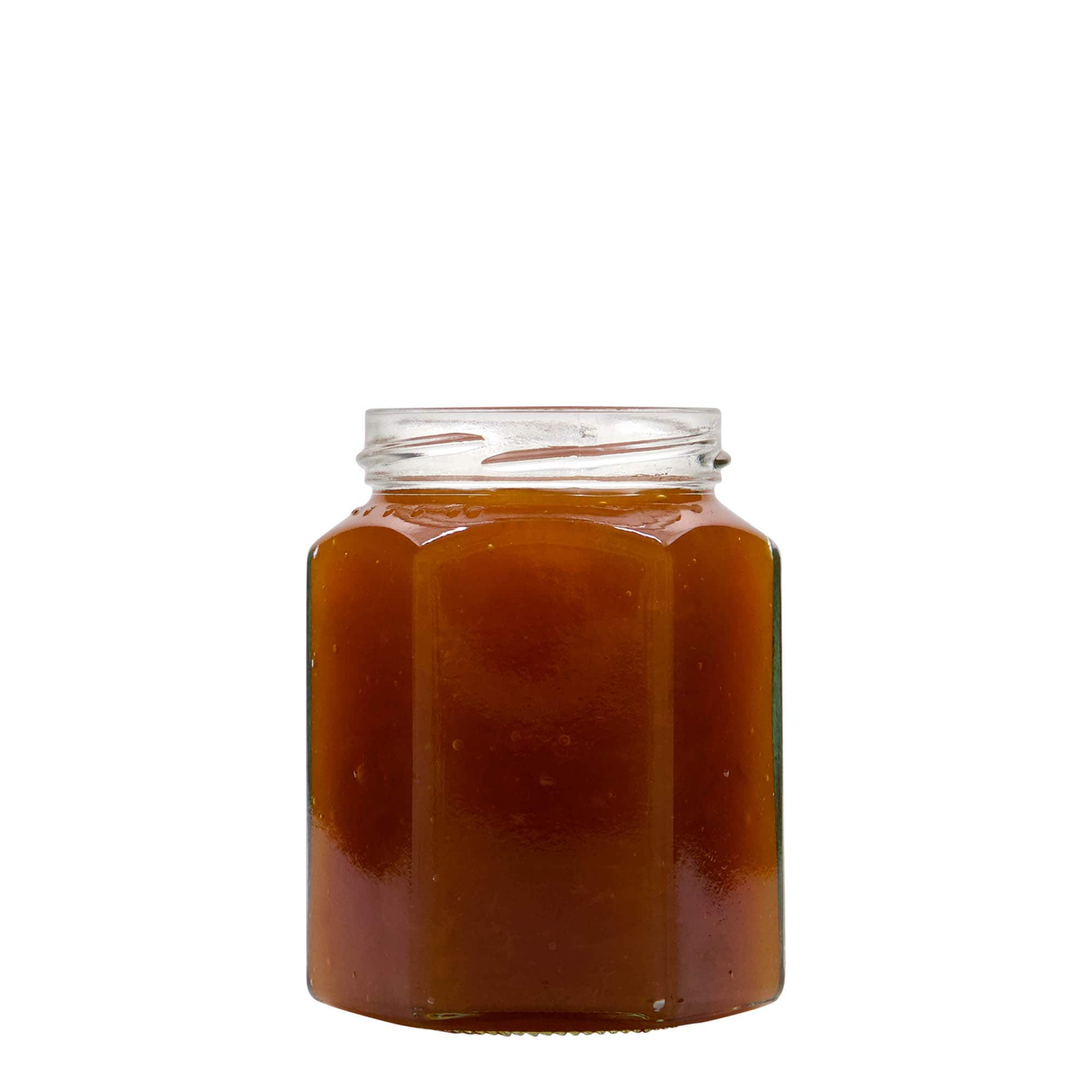 288 ml sekskantglass, åpning: Twist-Off (TO 63)