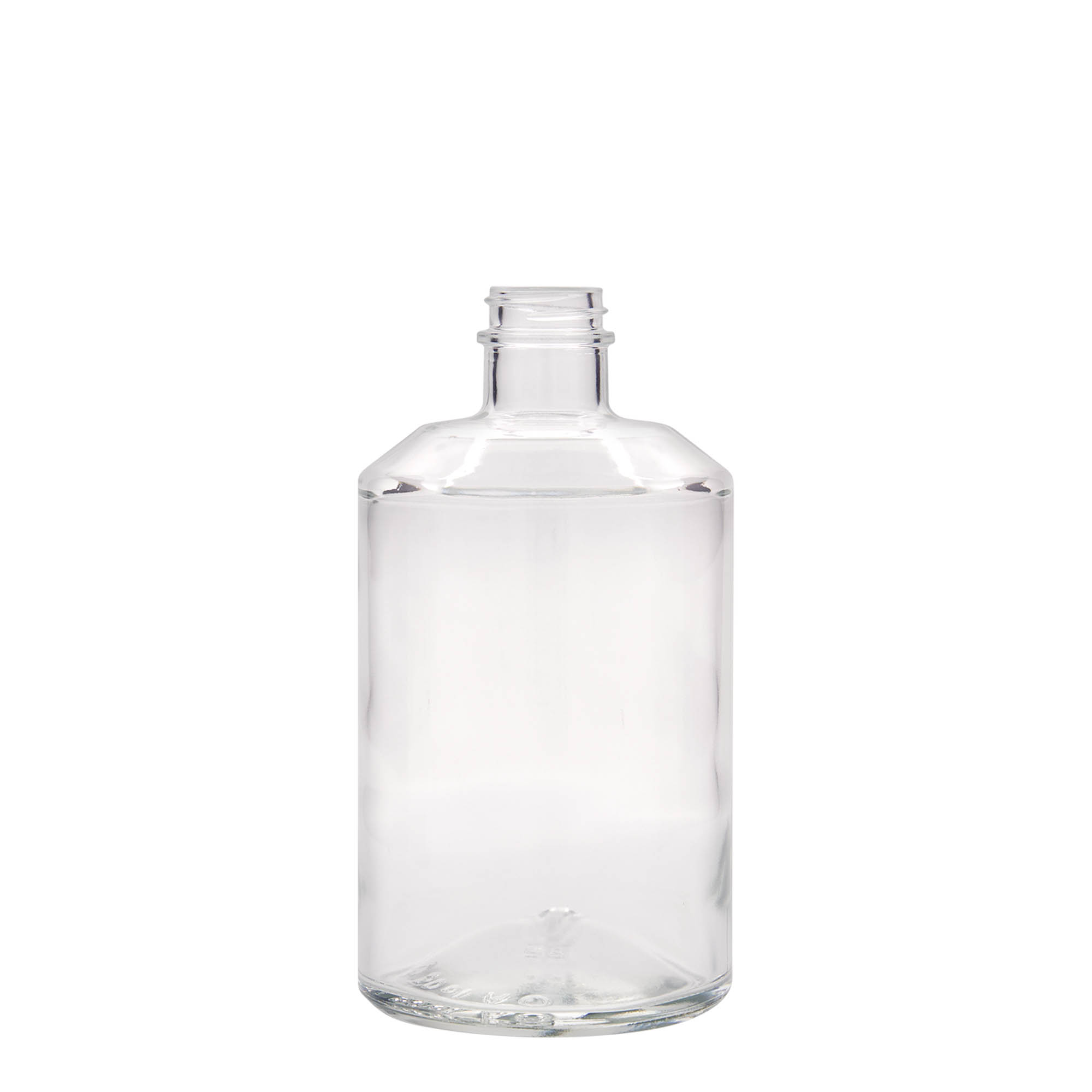 500 ml glassflaske 'Hella', åpning: GPI 28 500 ml glassflaske 'Hella', åpning: GPI 28