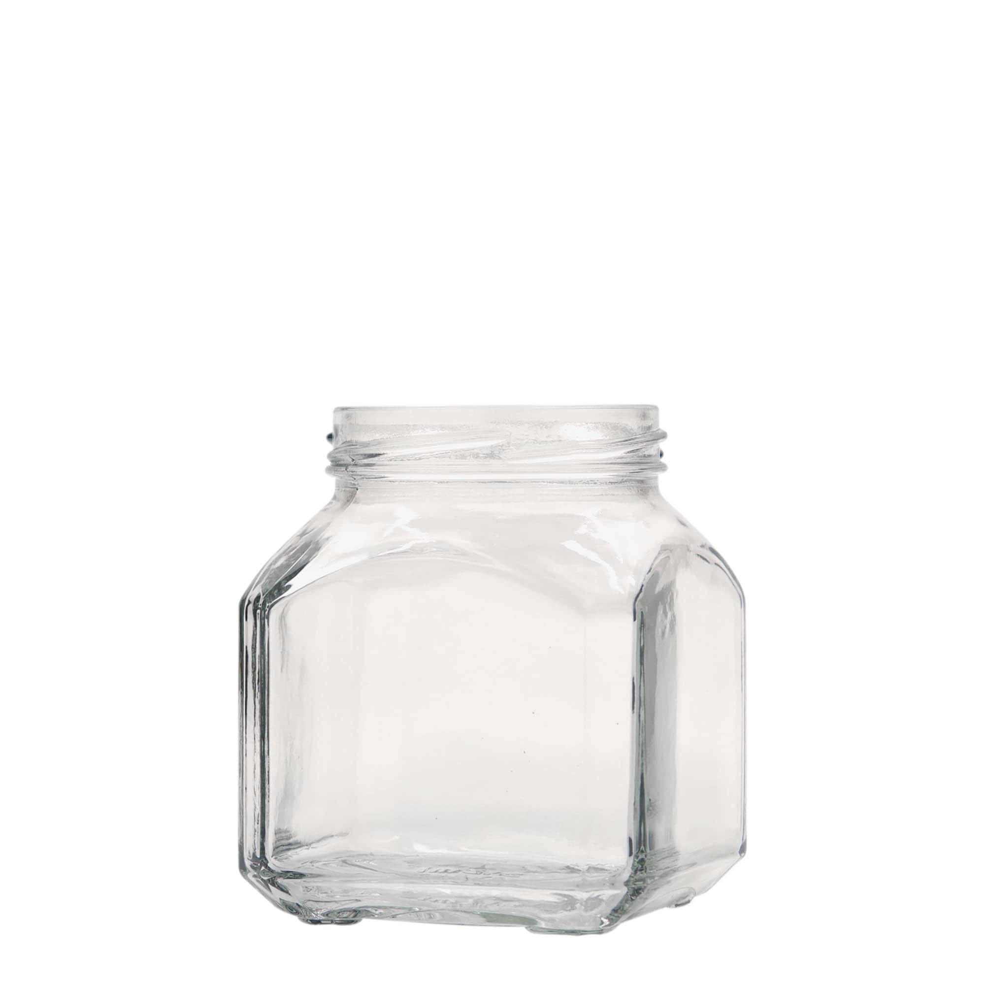 314 ml firkantet glass 'Mailand', åpning: Twist-Off (TO 63)