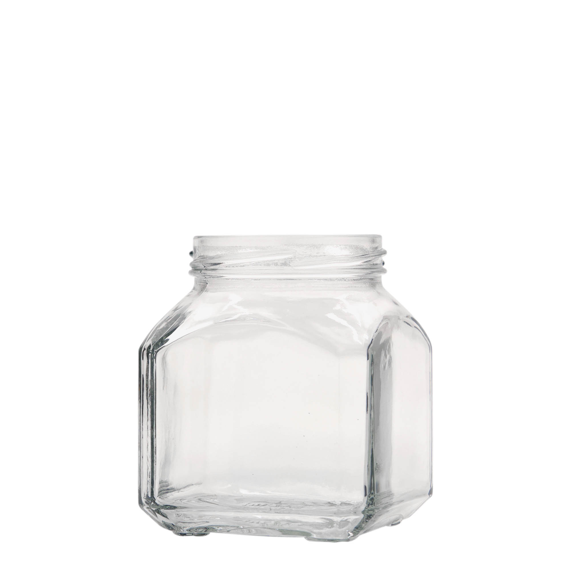 314 ml firkantet glass 'Mailand', åpning: Twist-Off (TO 63)