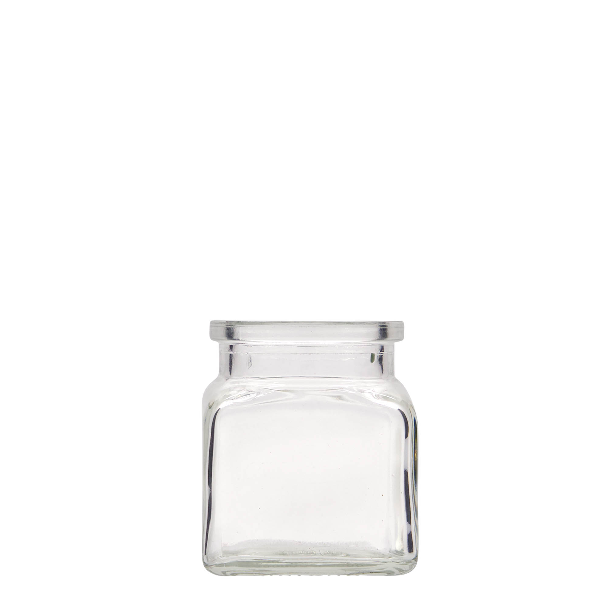 120 ml korkglass, firkantet, åpning: kork