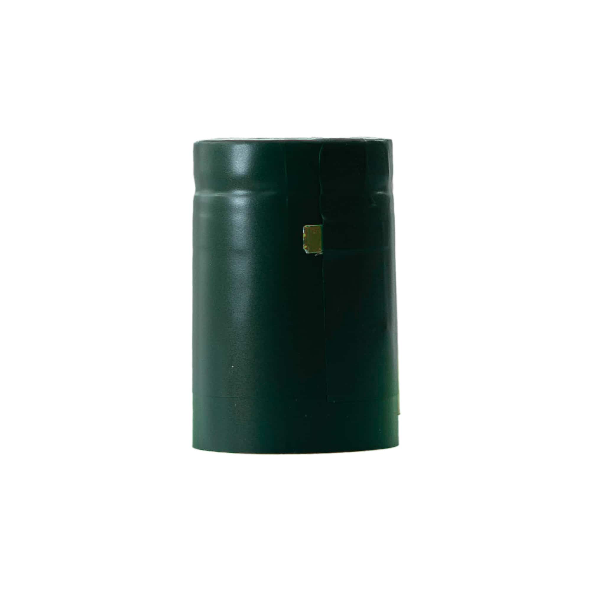 Krympekapsel 32x41, PVC-plast, smaragdgrønn Krympekapsel 32x41, PVC-plast, smaragdgrønn