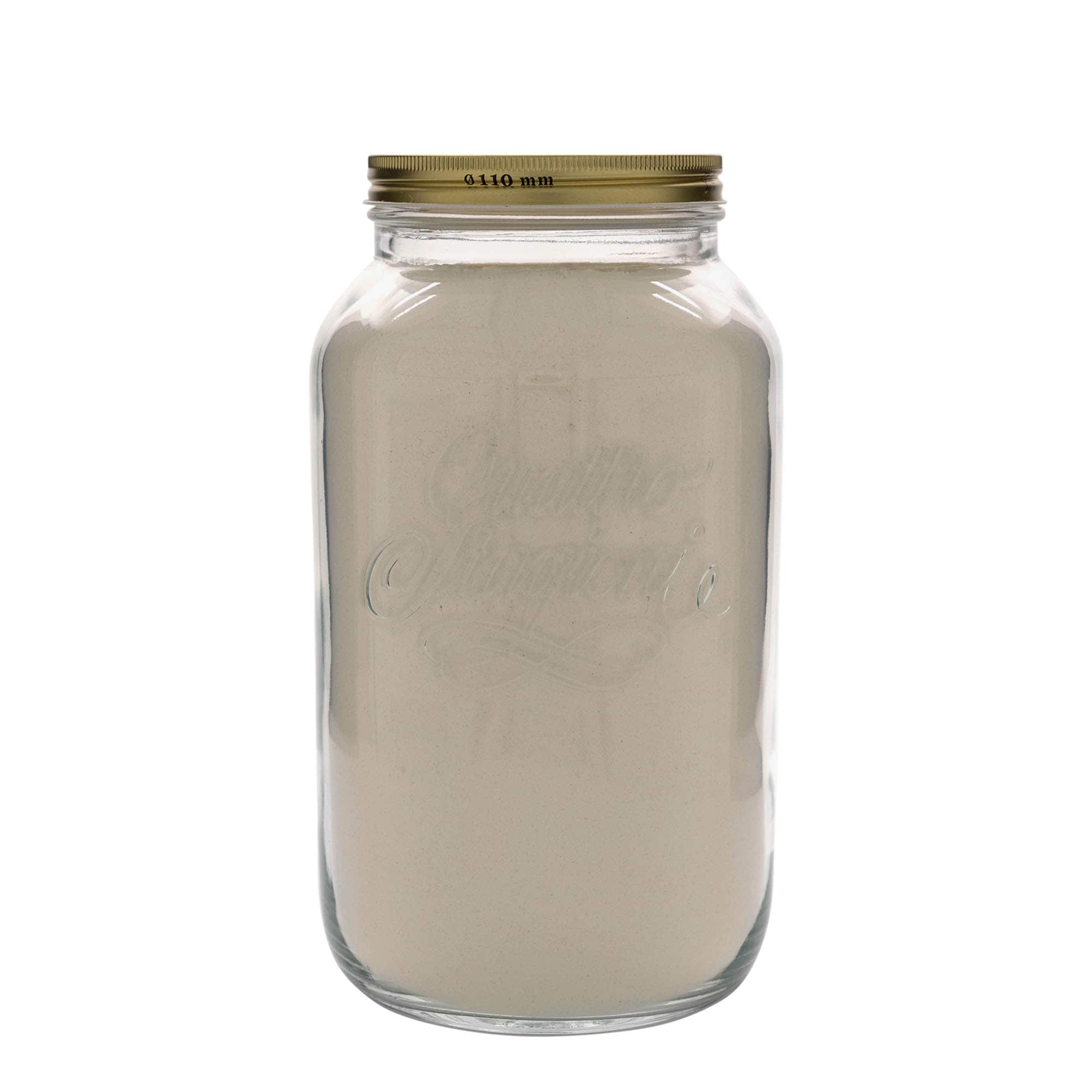 3.800 ml glass 'Quattro Stagioni', åpning: skrukork