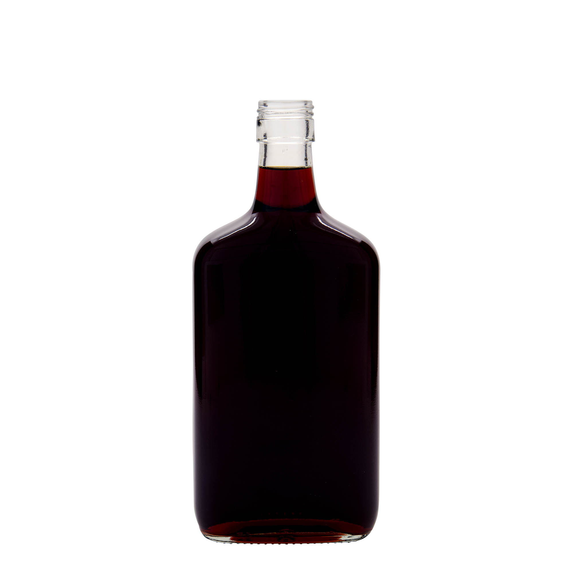 700 ml glassflaske 'Amaretto', rektangulær, åpning: PP 31,5