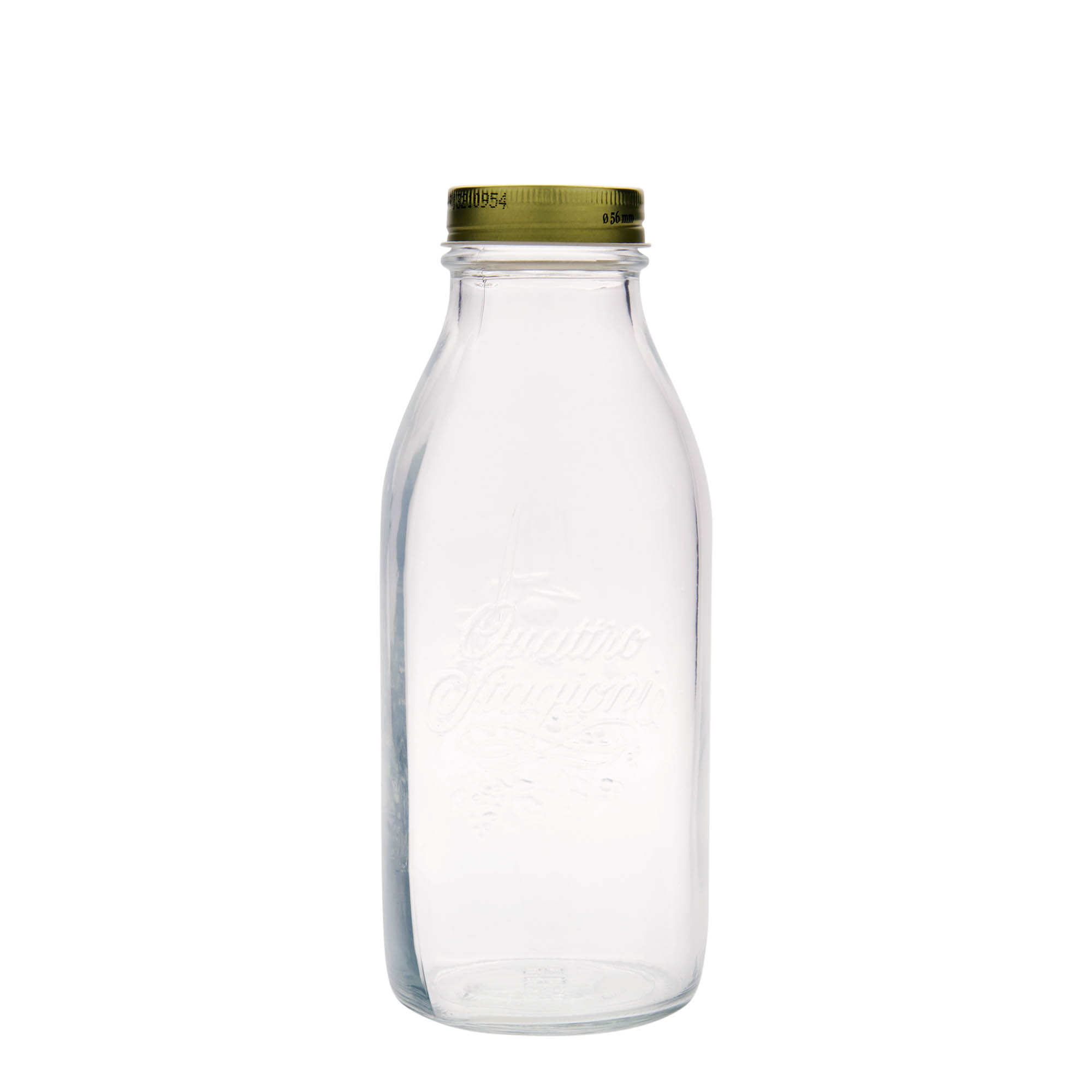 1.000 ml glassflaske 'Quattro Stagioni', åpning: skrukork