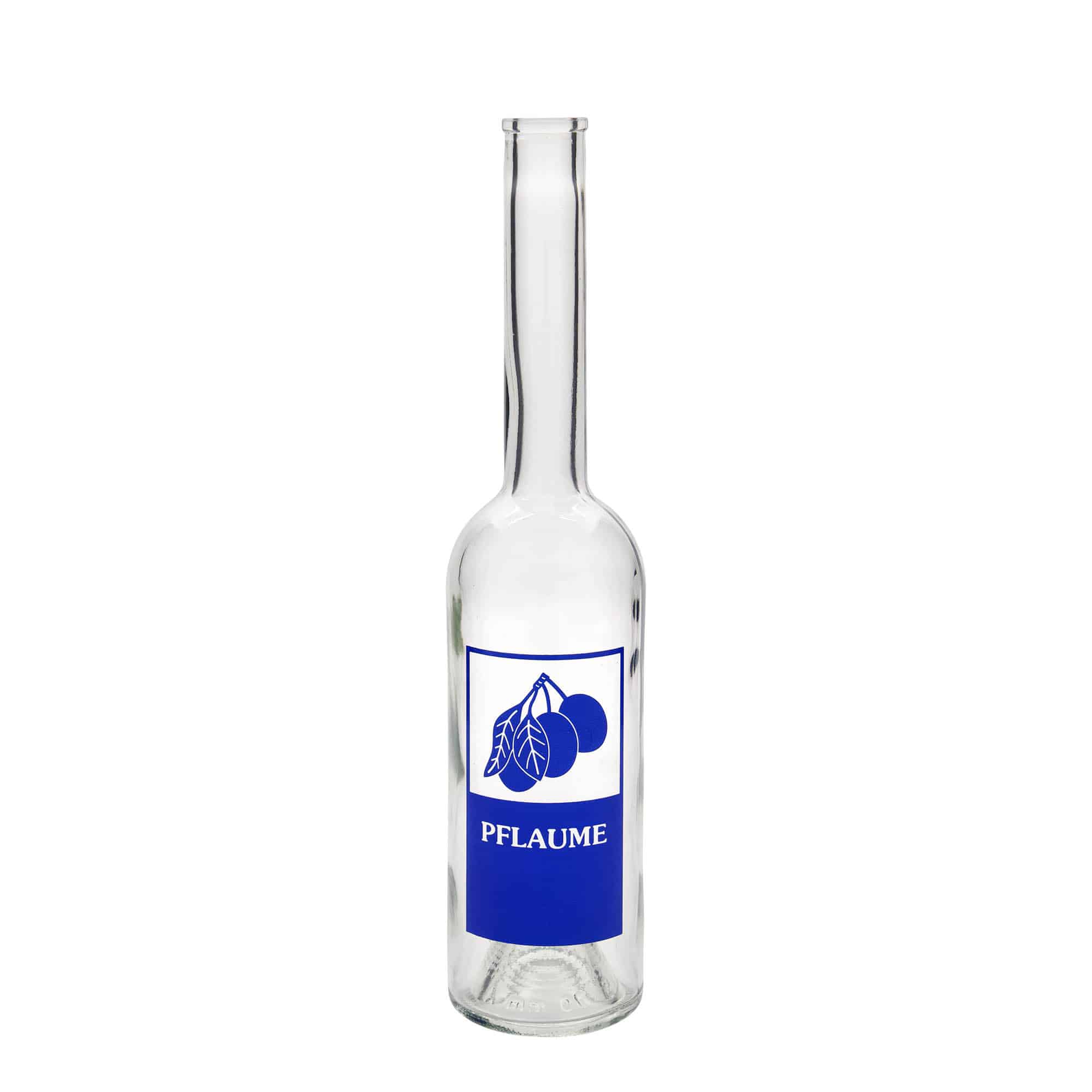 500 ml glassflaske 'Opera', motiv: plomme, åpning: kork