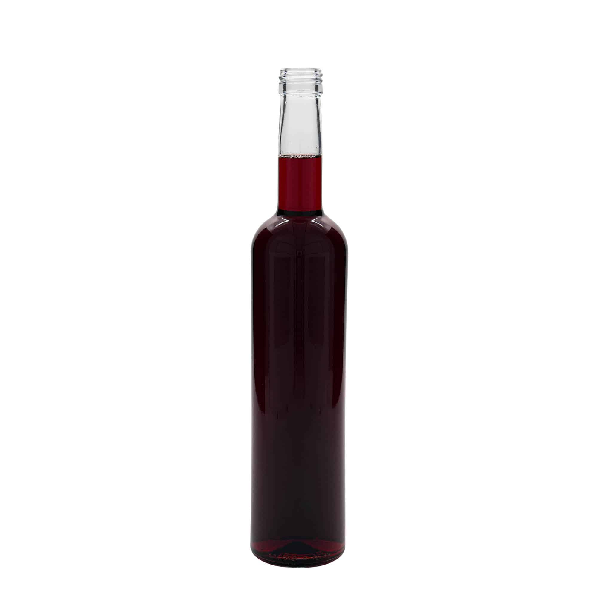 500 ml glassflaske "Bordeaux", åpning: PP 28