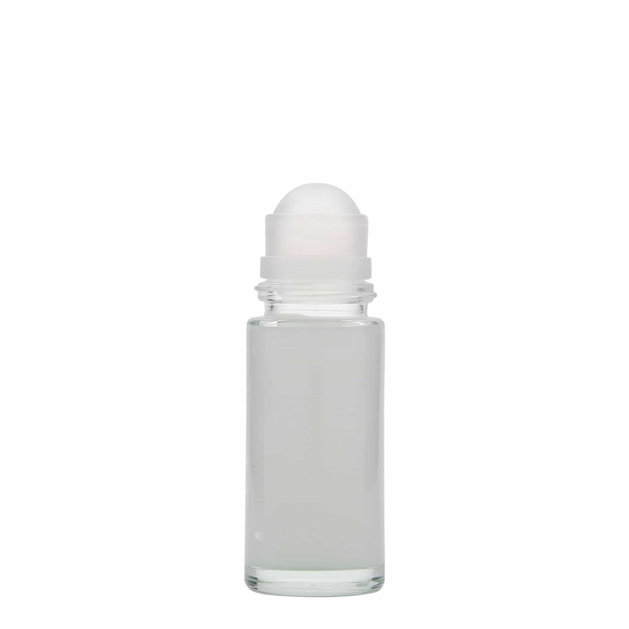 50 ml roll-on-flaske, glass, åpning: skrukork