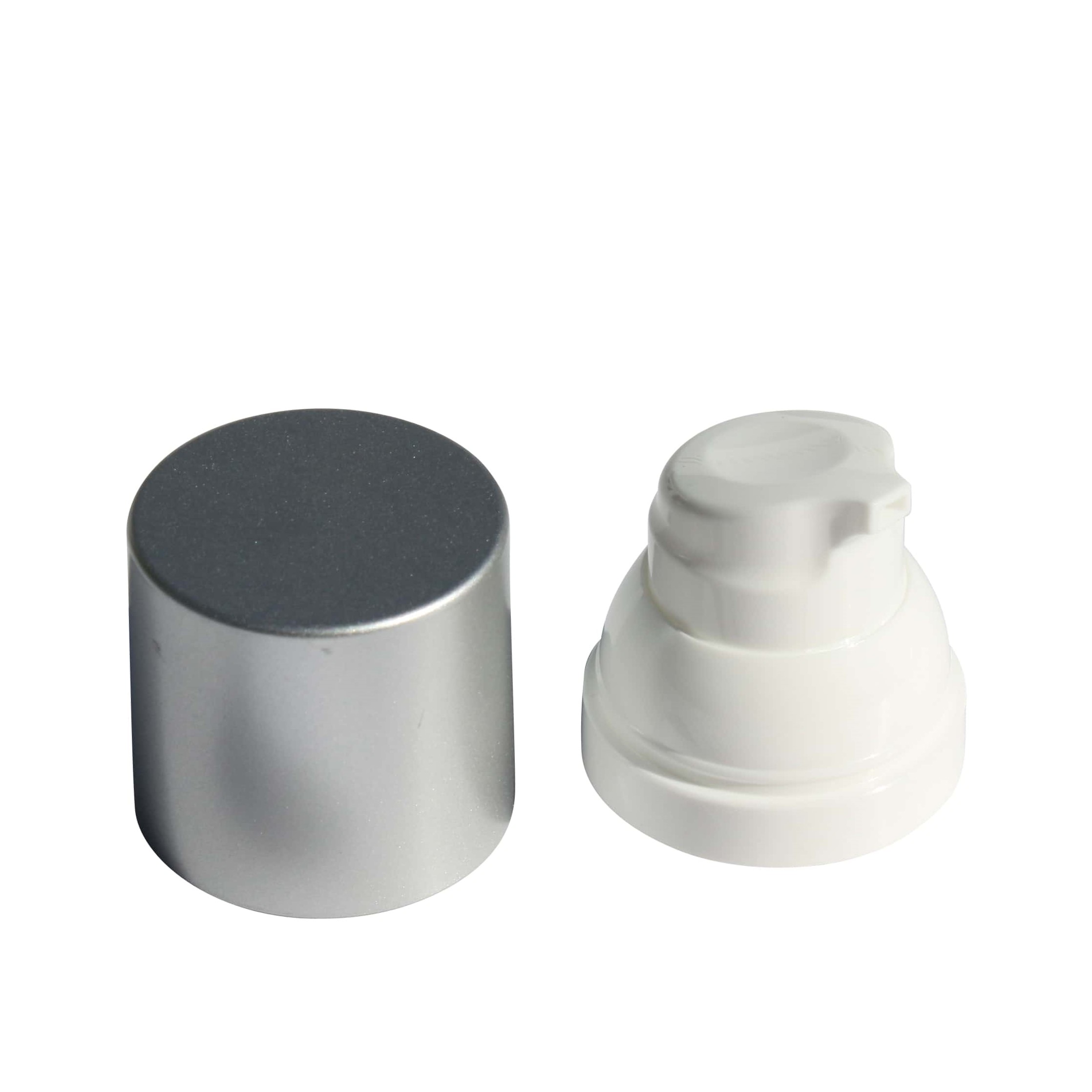 Airless Dispenser pumpehode 'Mezzo', PP-plast, sølv