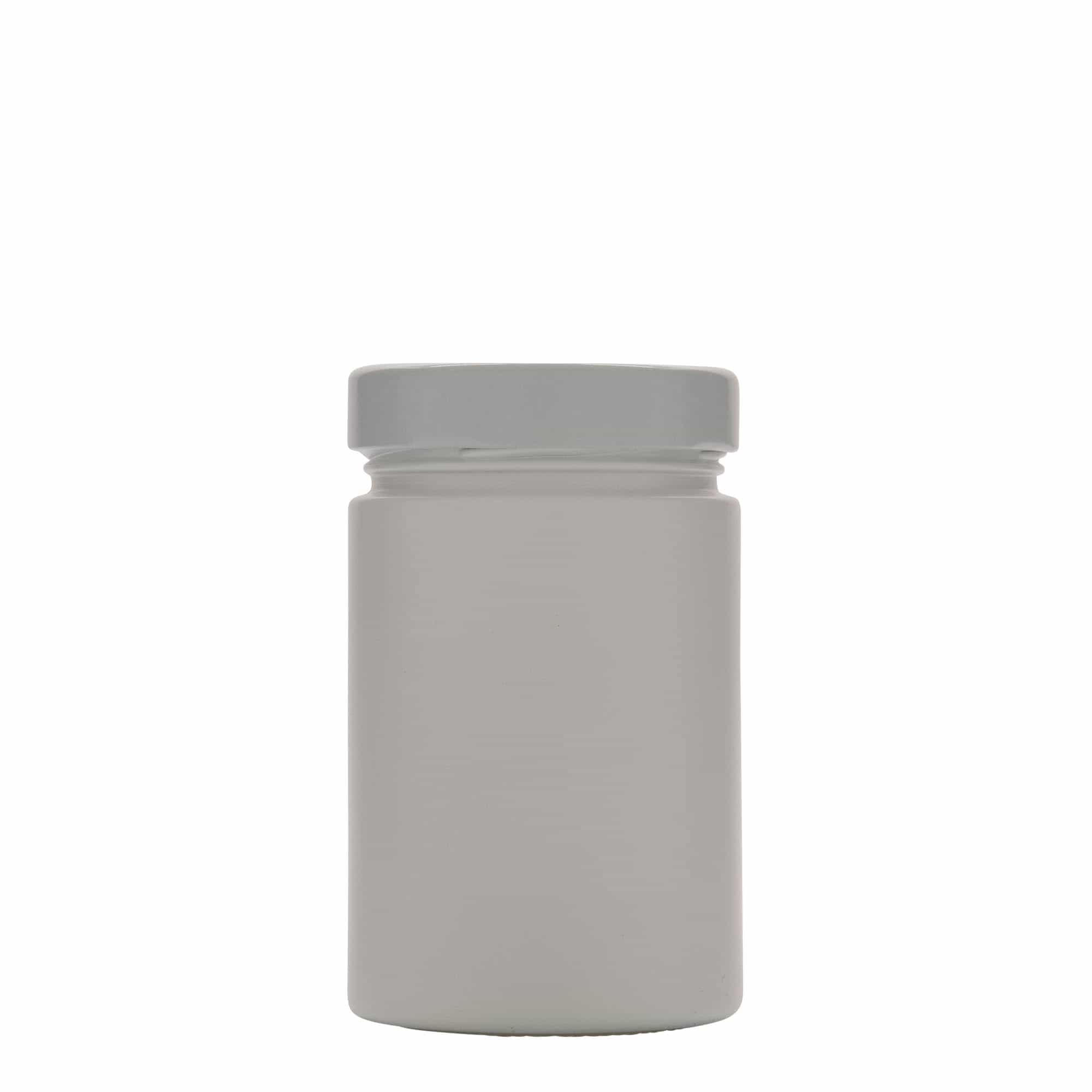 327 ml rundt glass "Aurora", hvit, åpning: Deep-Twist-Off (DTO 66)