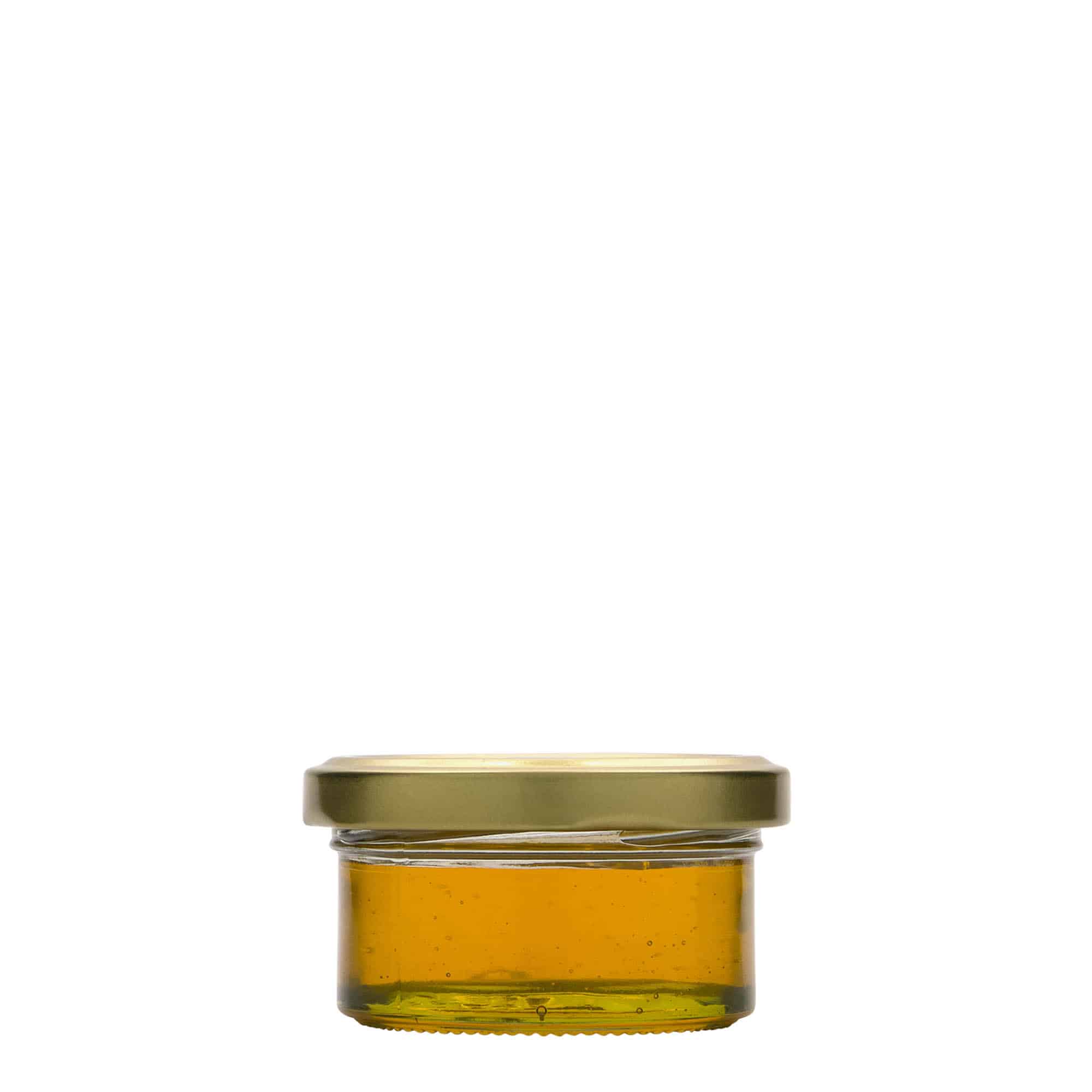 70 ml flatt fallglass, åpning: Twist-Off (TO 66)