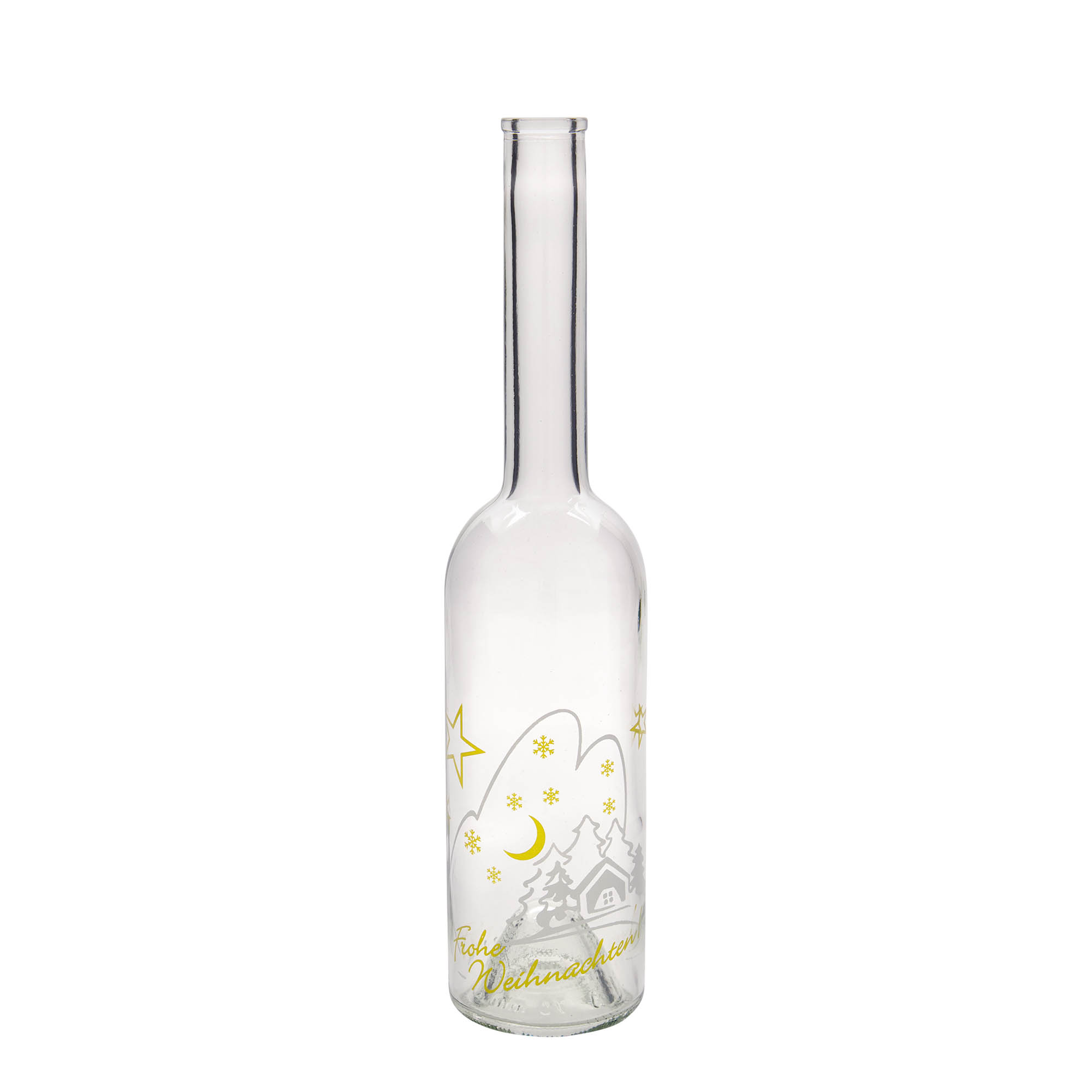 500 ml glassflaske 'Opera', motiv: juleidyll, åpning: kork 500 ml glassflaske 'Opera', motiv: juleidyll, åpning: kork