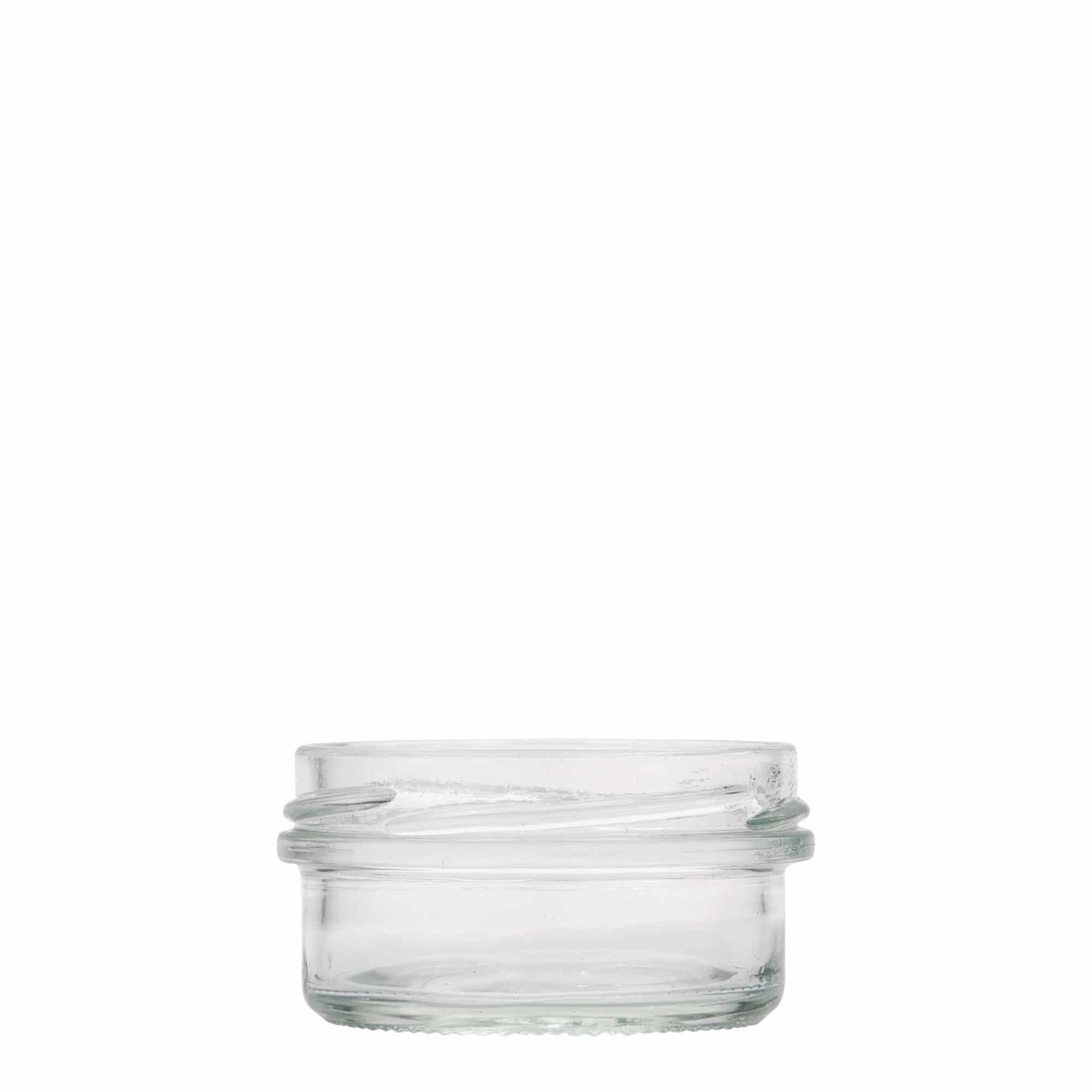 65 ml flatt nedsatt glass, åpning: Twist-Off (TO 66)