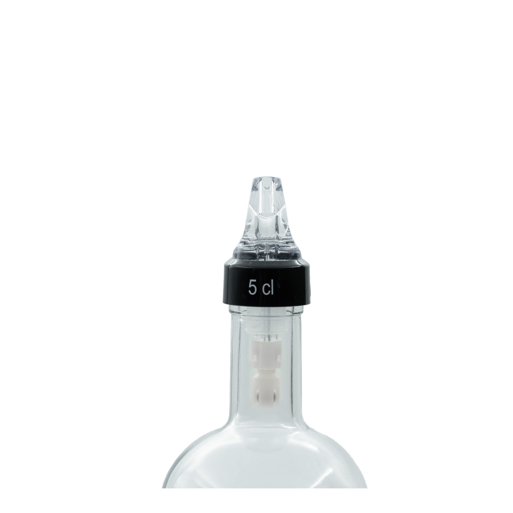 Doseringstut 'Auto Pour' 5 cl, PE-plast, klar