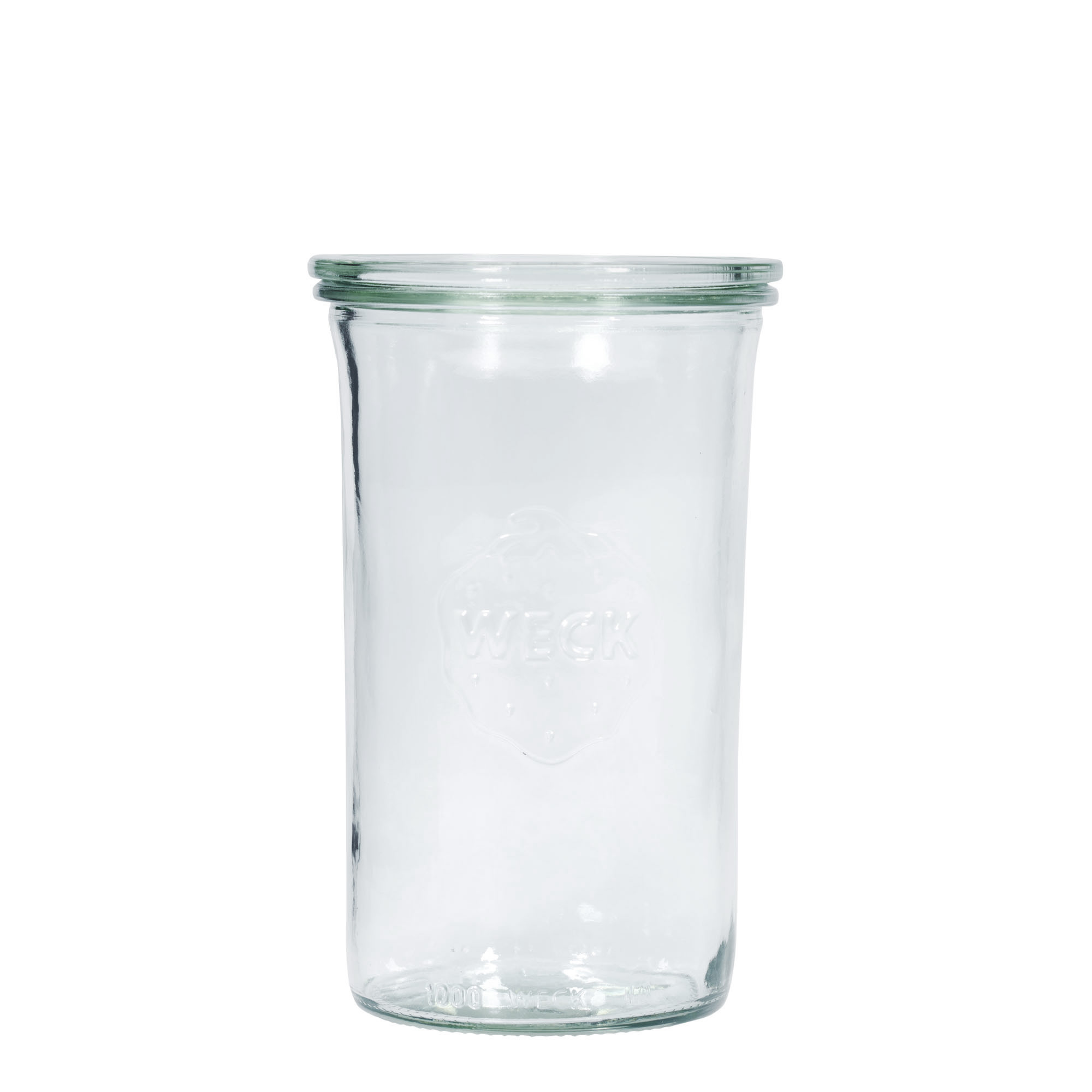 1.000 ml WECK-sturzglass #, åpning: rundkant 1.000 ml WECK-sturzglass #, åpning: rundkant
