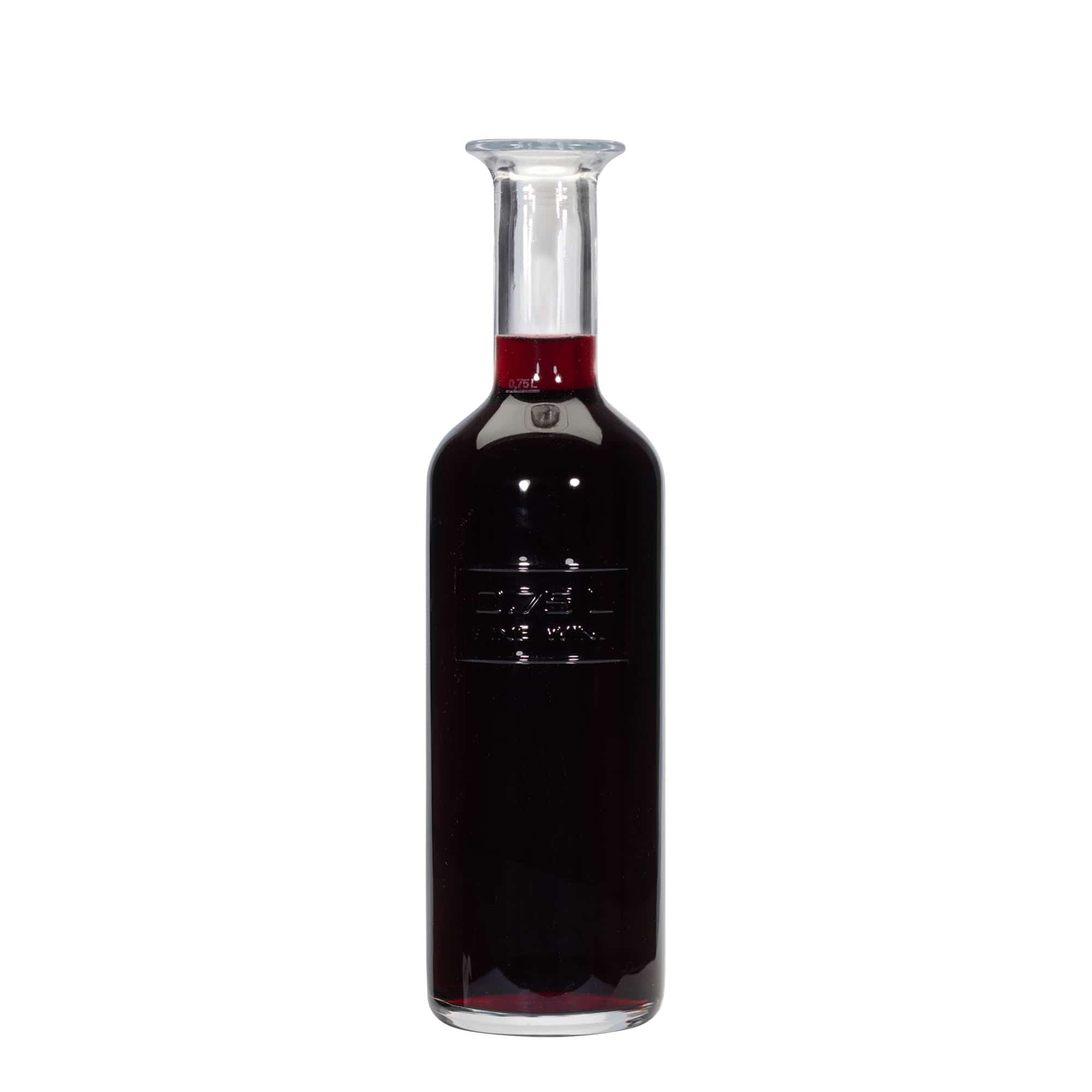 750 ml glassflaske 'Optima Fine Wine', åpning: kork