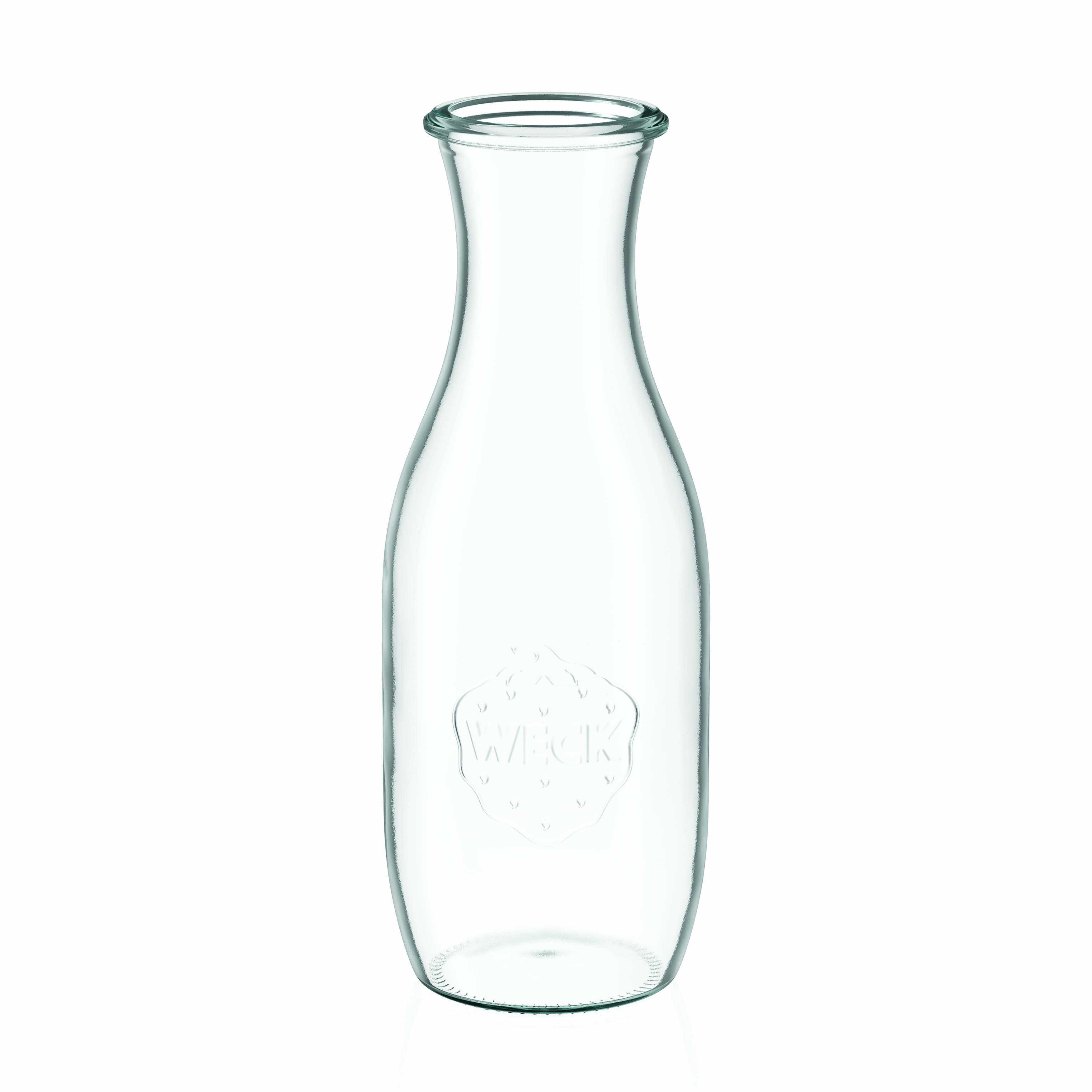 6x 1000 ml WECK-saftflaske med glasslokk RR 60