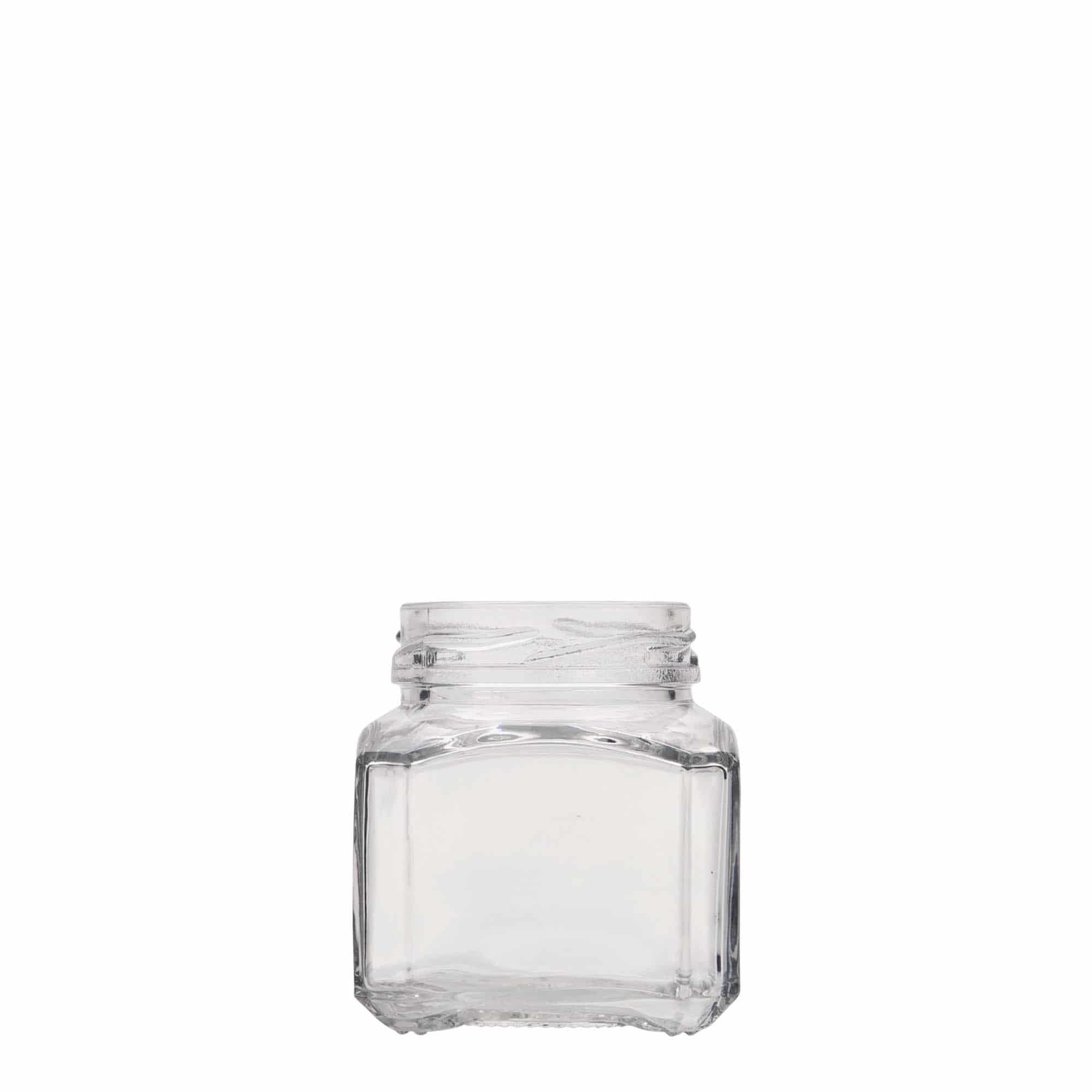 106 ml firkantet glass 'Mailand', åpning: Twist-Off (TO 48)