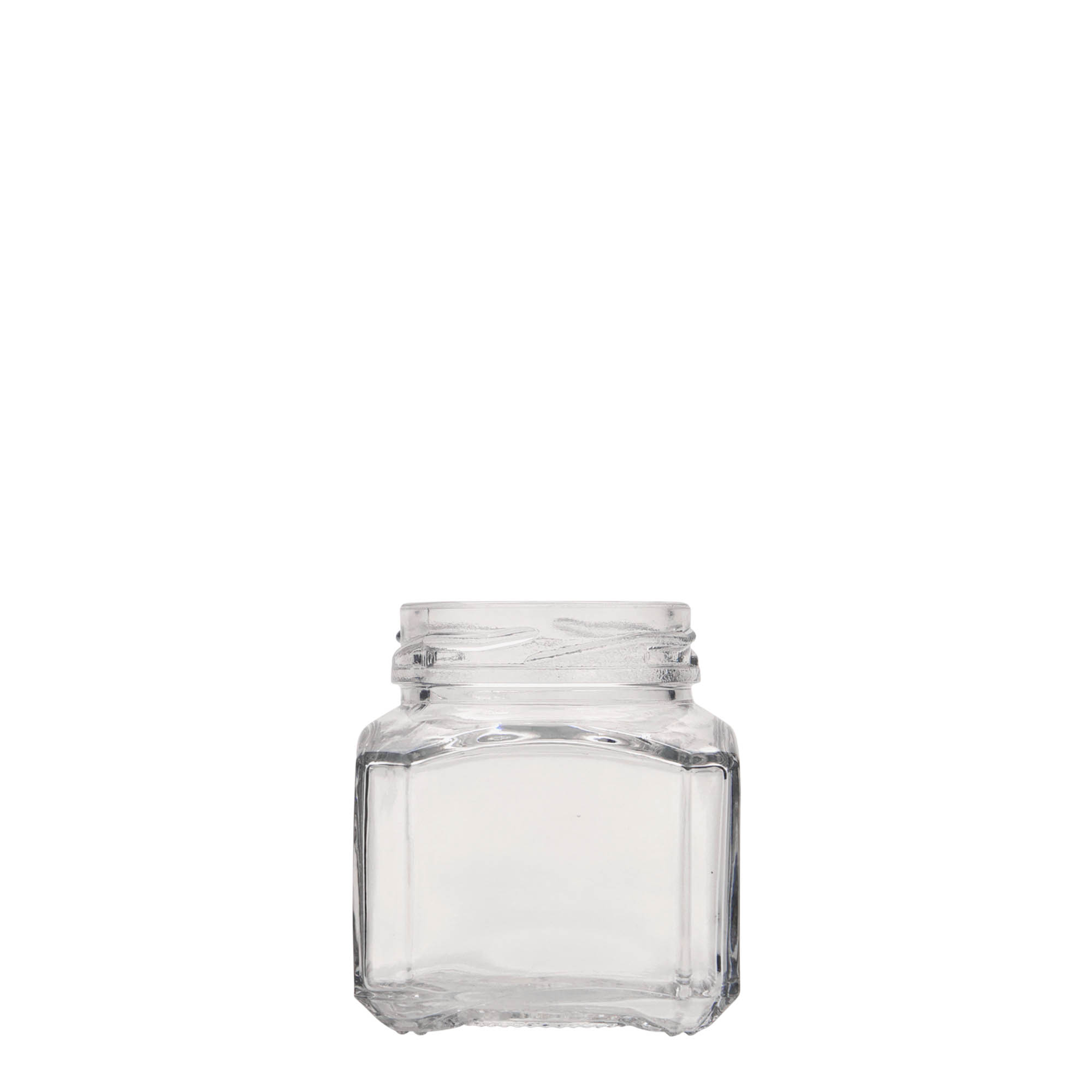 106 ml firkantet glass 'Mailand', åpning: Twist-Off (TO 48)