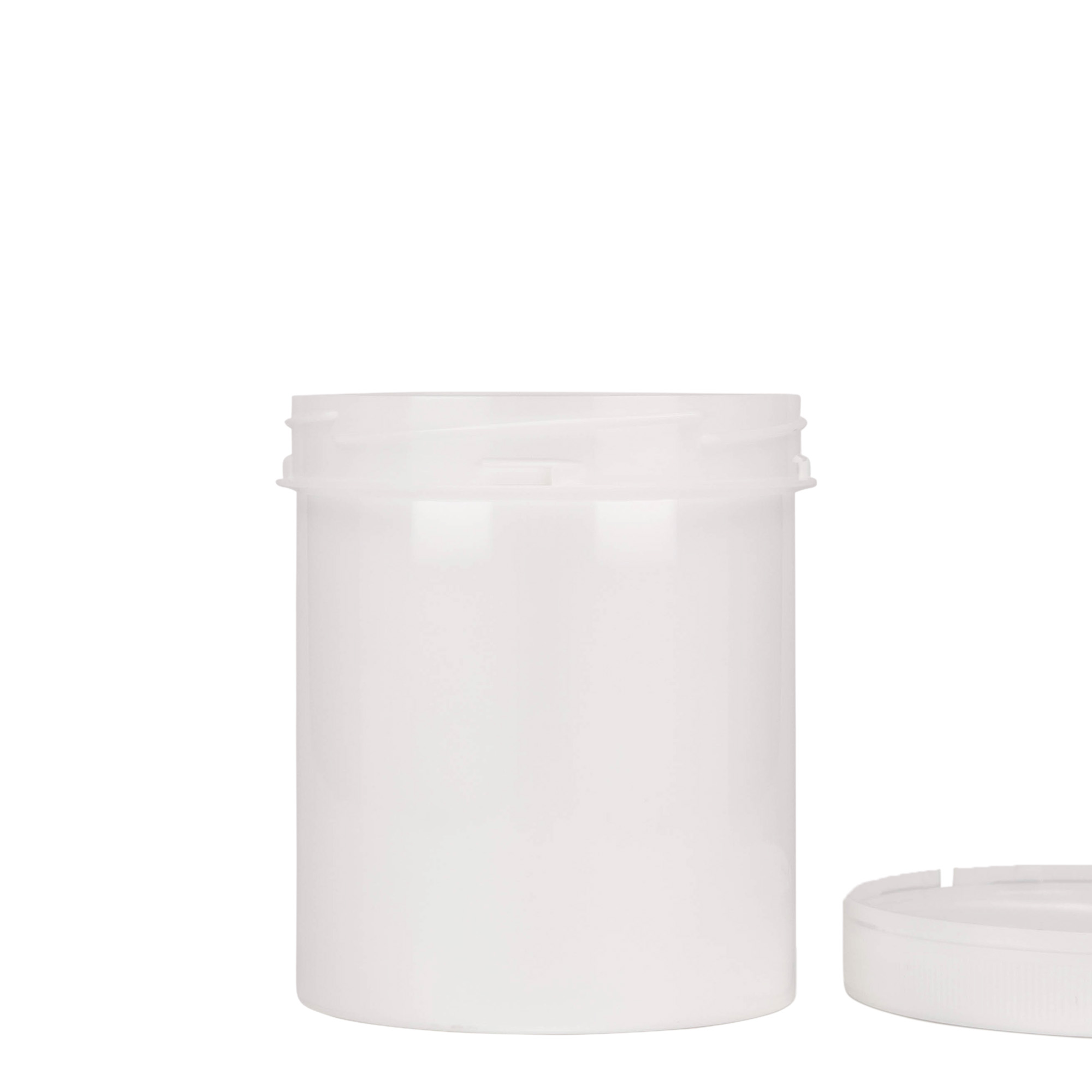 500 ml plastboks 'Securilock', PP, hvit, åpning: skrukork 500 ml plastboks 'Securilock', PP, hvit, åpning: skrukork