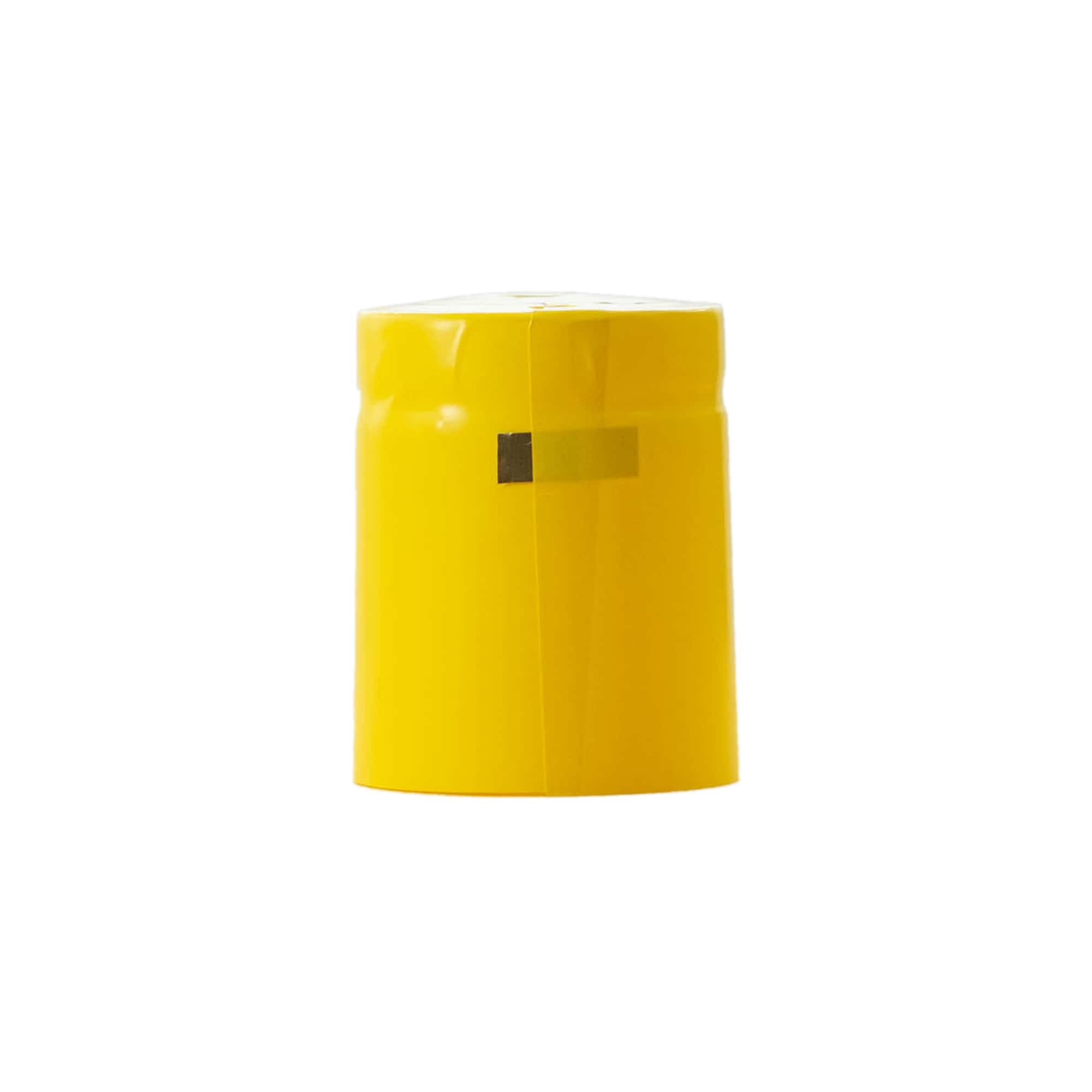 Krympekapsel 32x41, PVC-plast, gul