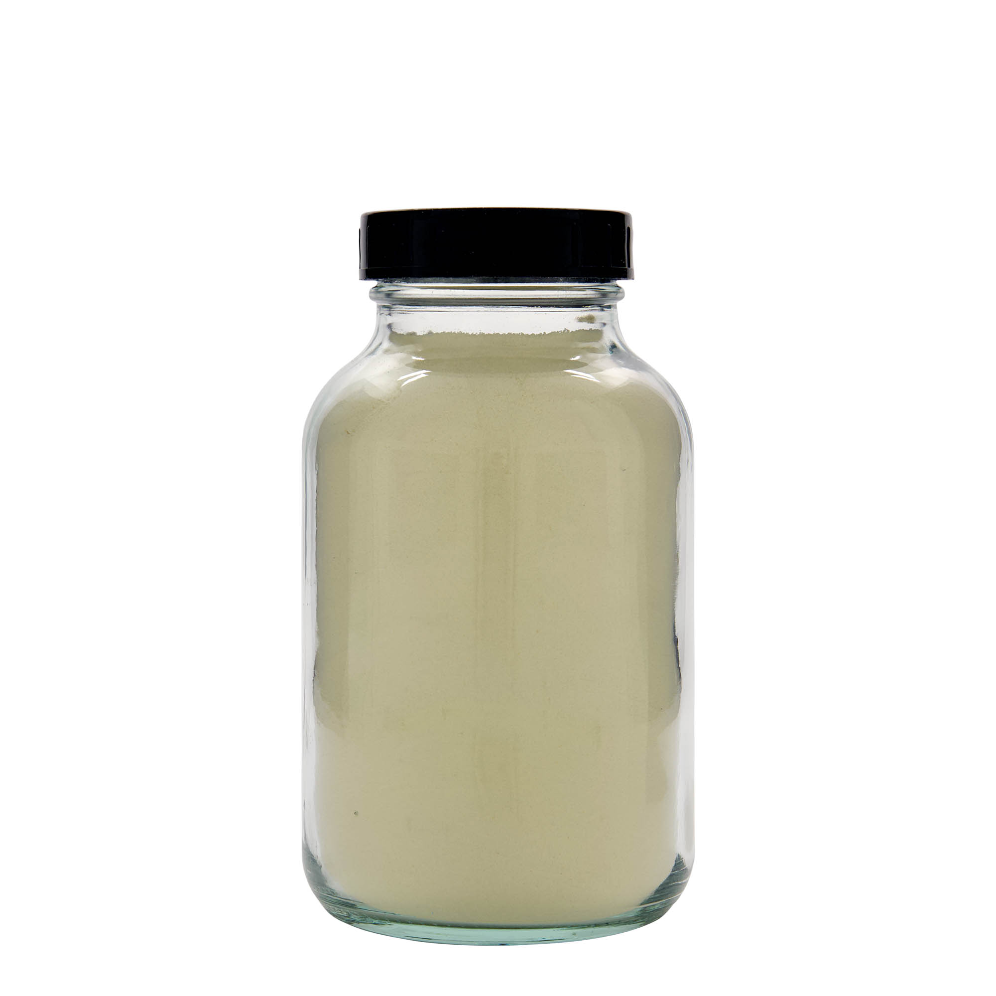 1.000 ml vidåpnet glass, åpning: DIN 68 1.000 ml vidåpnet glass, åpning: DIN 68