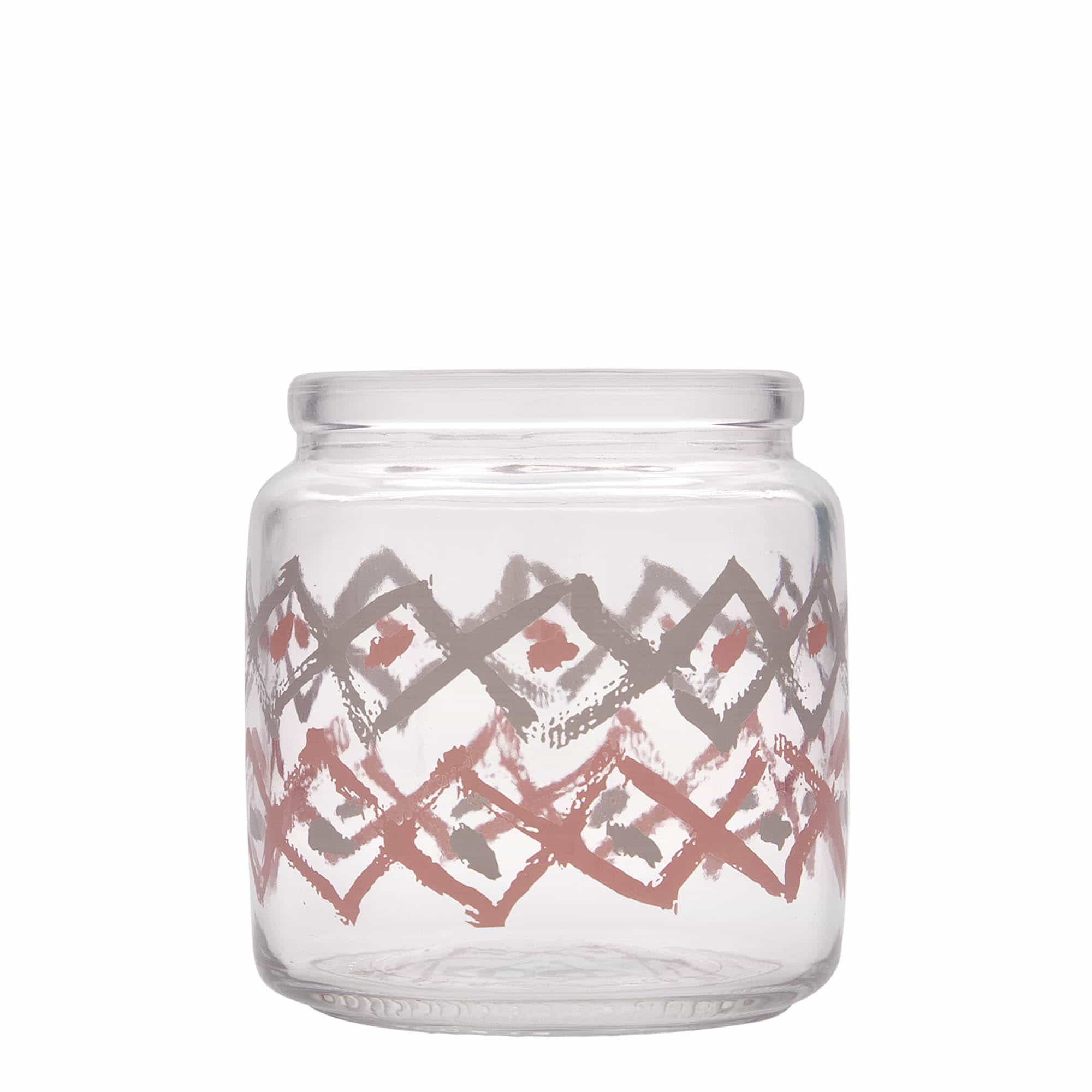 750 ml korkglass 'Giara', motiv: Manolibera rosa, åpning: kork 750 ml korkglass 'Giara', motiv: Manolibera rosa, åpning: kork