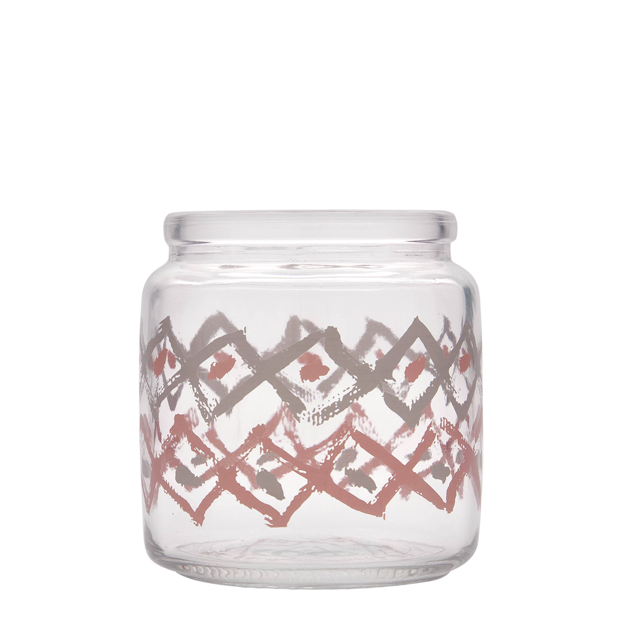 750 ml korkglass 'Giara', motiv: Manolibera rosa, åpning: kork 750 ml korkglass 'Giara', motiv: Manolibera rosa, åpning: kork