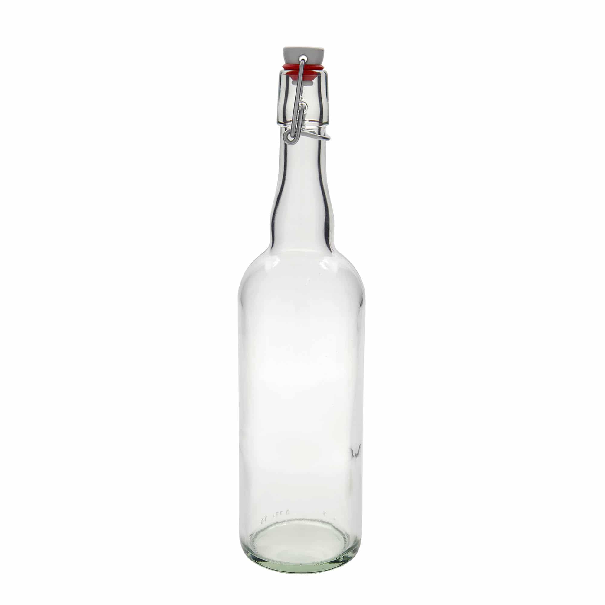 750 ml ølflaske Belgia, glass, åpning: Bøylelokk