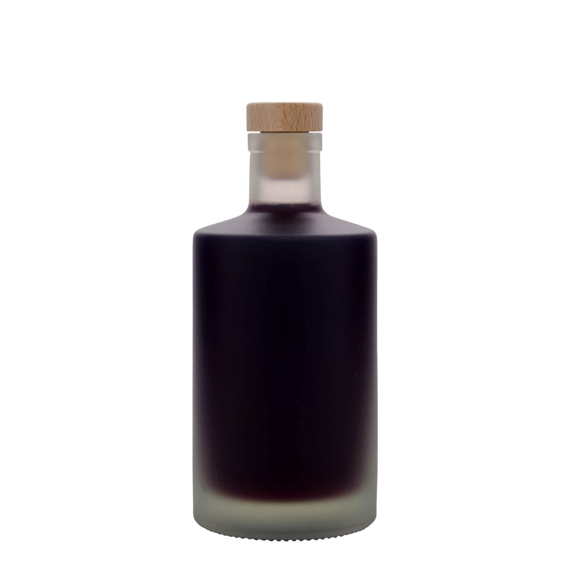 500 ml glassflaske 'Caroline', frostet, åpning: kork 500 ml glassflaske 'Caroline', frostet, åpning: kork