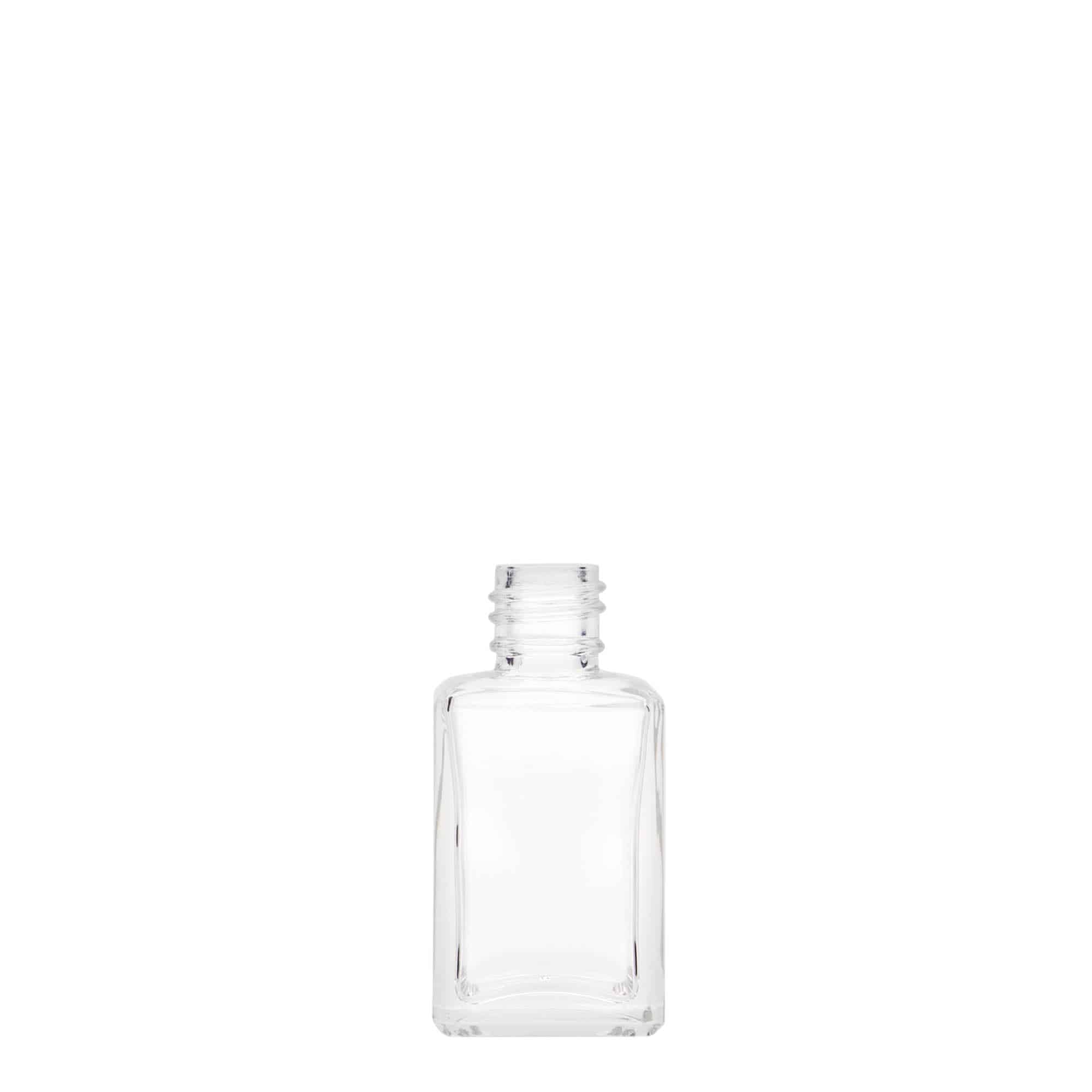 30 ml glassflaske 'Tamme', firkantet, åpning: PP 18