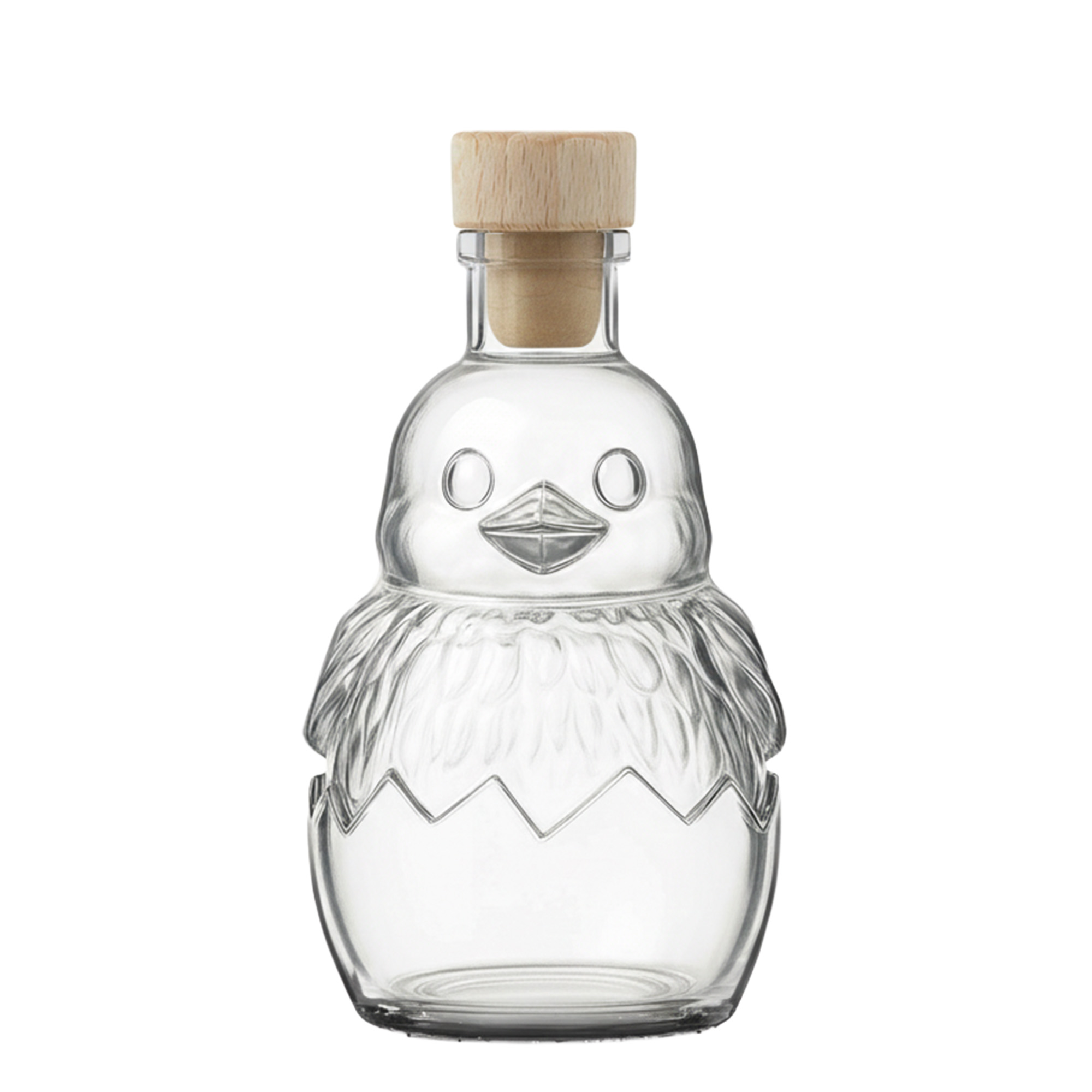 200 ml glassflaske 'Kylling', åpning: kork 200 ml glassflaske 'Kylling', åpning: kork