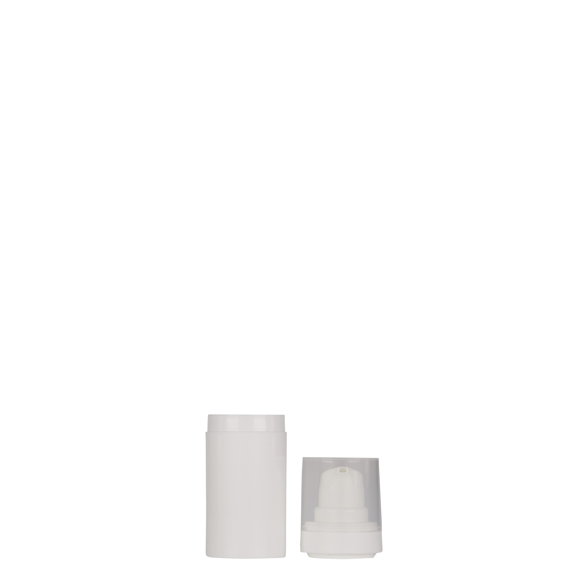 15 ml Airless-dispenser 'Micro', PP-plast, hvit 15 ml Airless-dispenser 'Micro', PP-plast, hvit