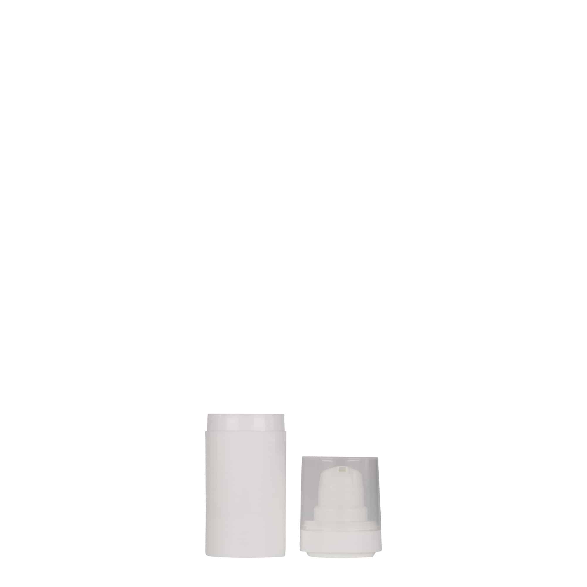 15 ml Airless-dispenser 'Micro', PP-plast, hvit